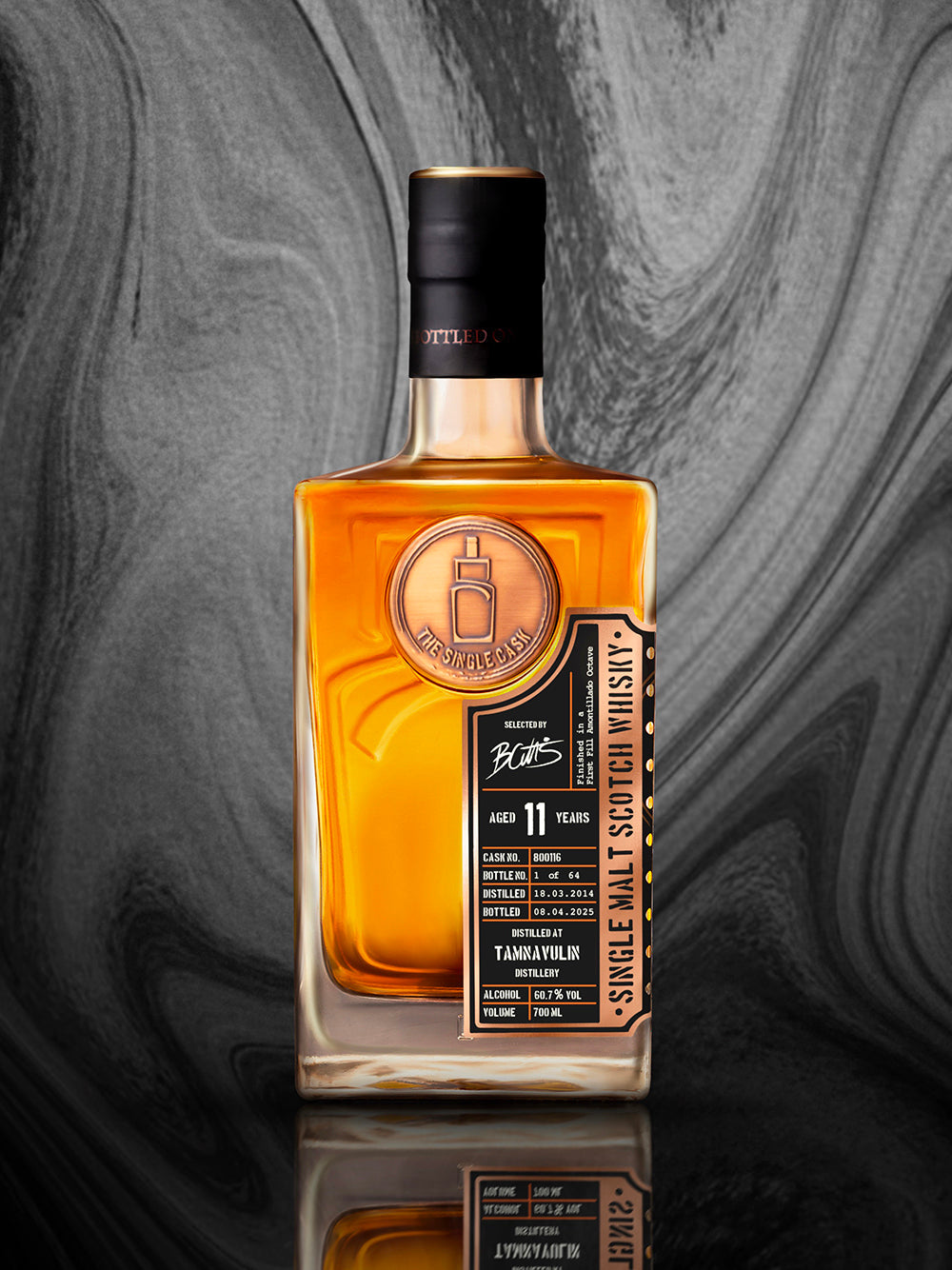 Tamnavulin 11 year old single cask scotch whisky, cask 800116, from The Single Cask