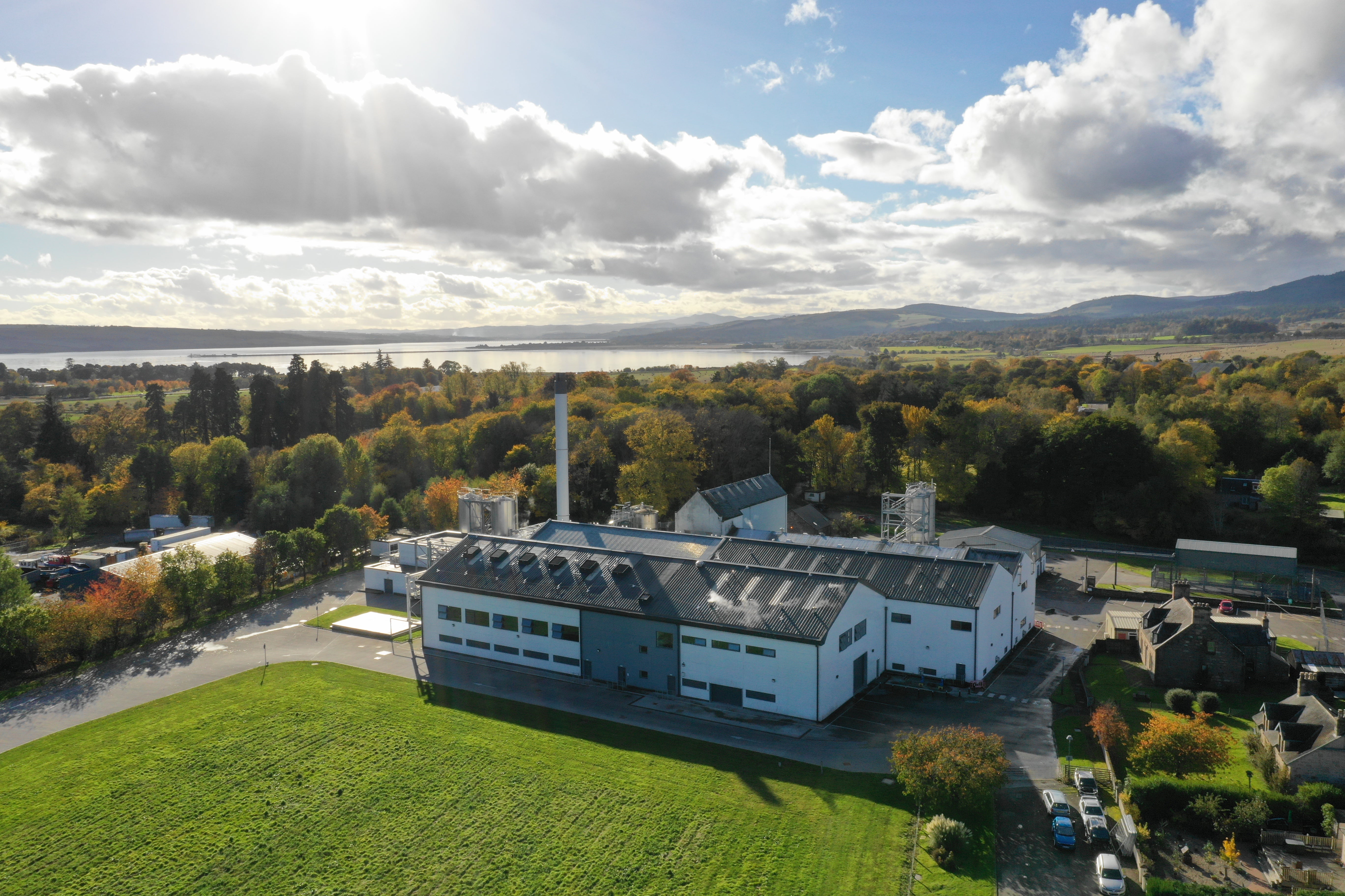 Teaninich distillery from the air — Highland Scotland, by The Single Cask
