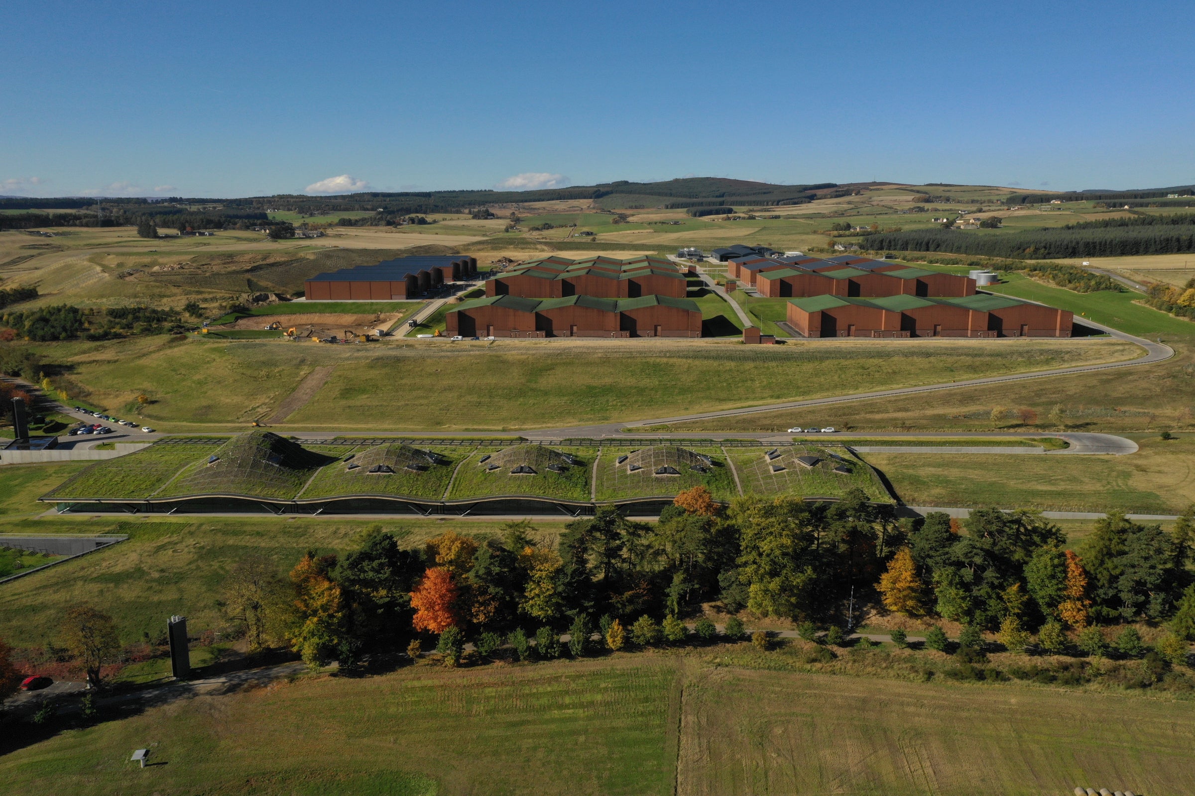 The Macallan distillery from the air — Speyside, Scotland, by The Single Cask