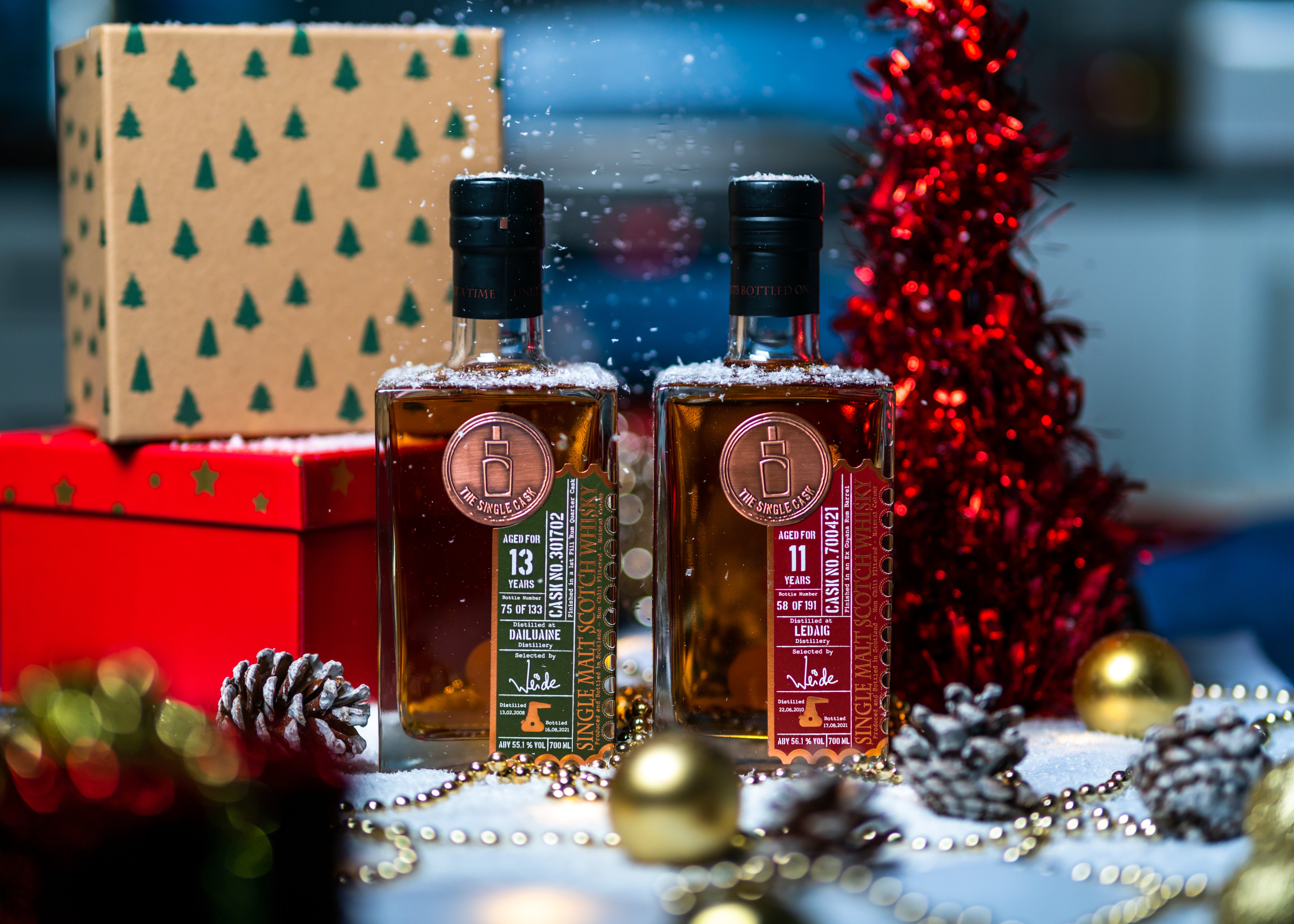 The Single Cask Xmas Bottles
