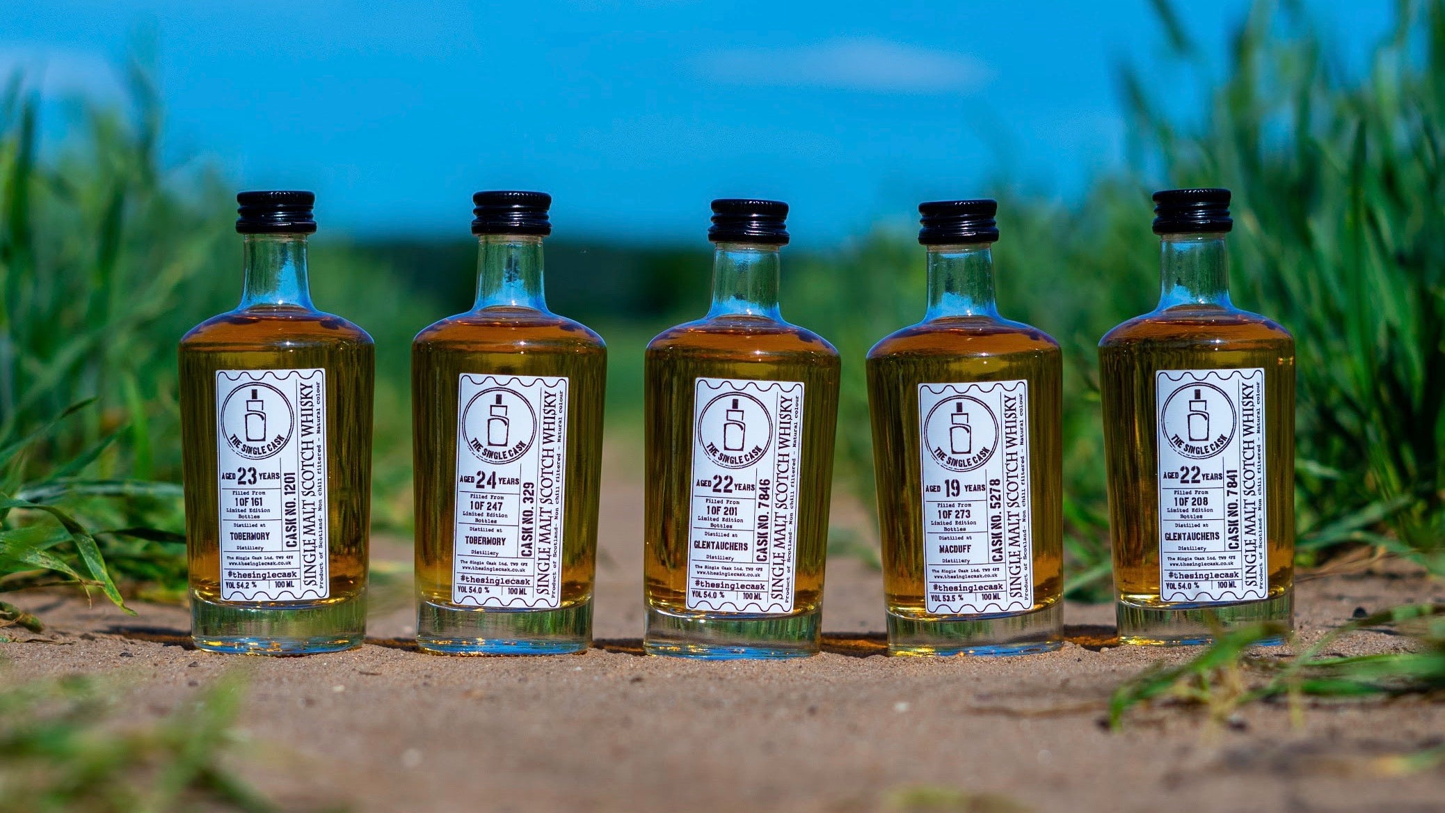 Our 100ml mini sample whiskies