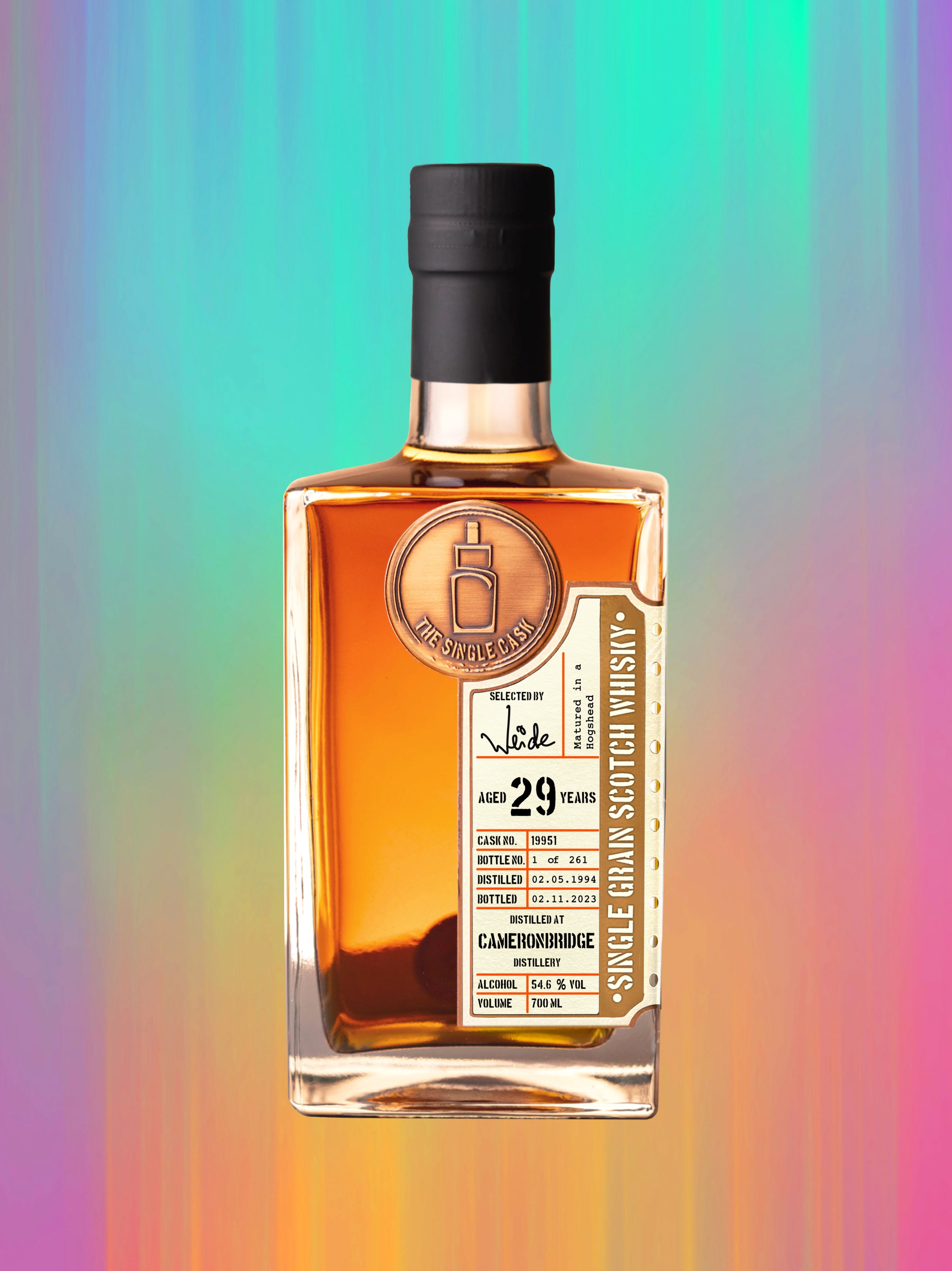 Cameronbridge 29 year old whisky (cask 19951)