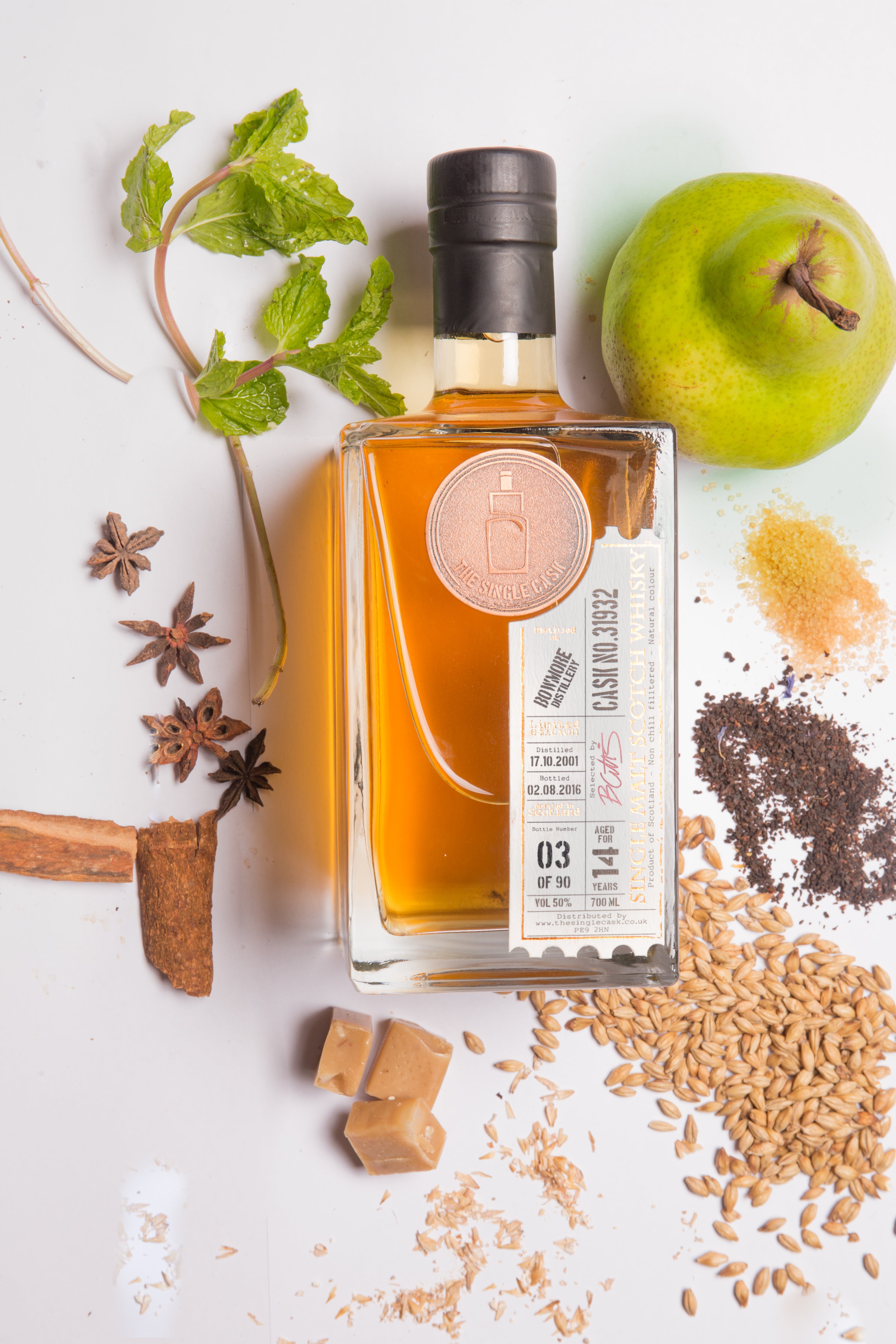 Bowmore 14 years old whisky (cask 31932)
