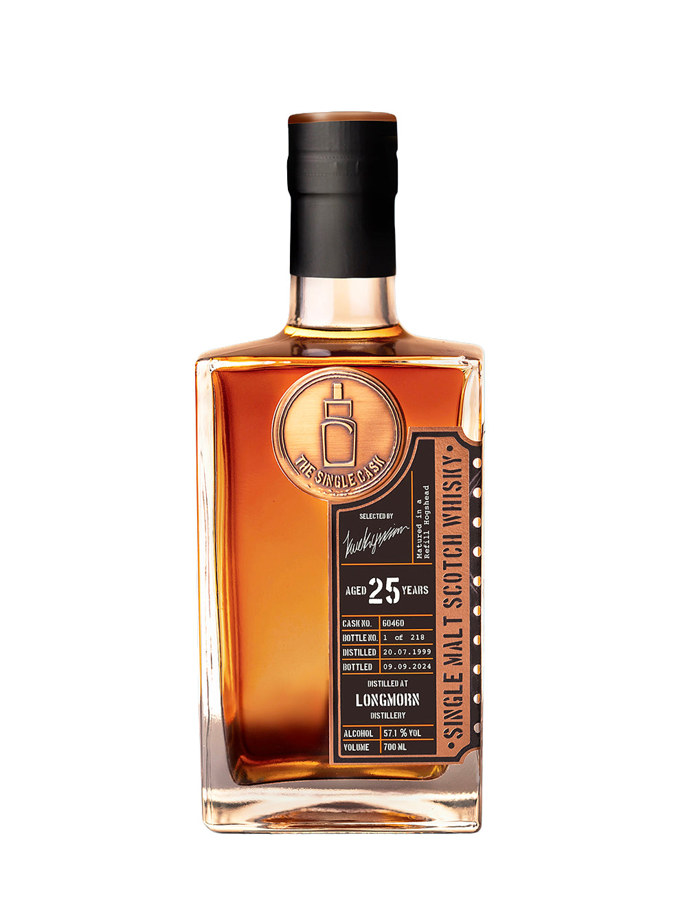 Longmorn 25 year old whisky (cask 60460)