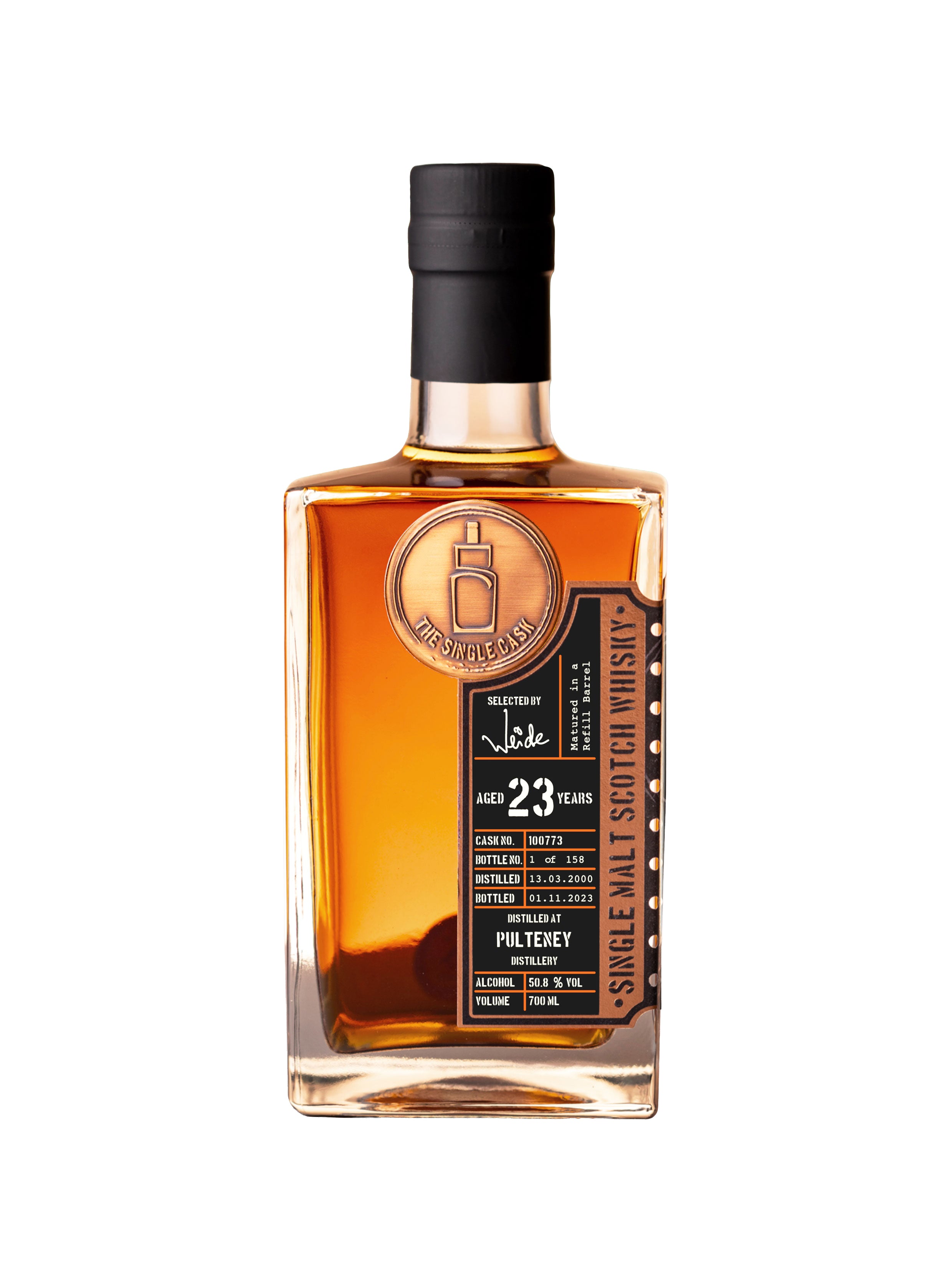 Pulteney 23 year old whisky (cask 100773)