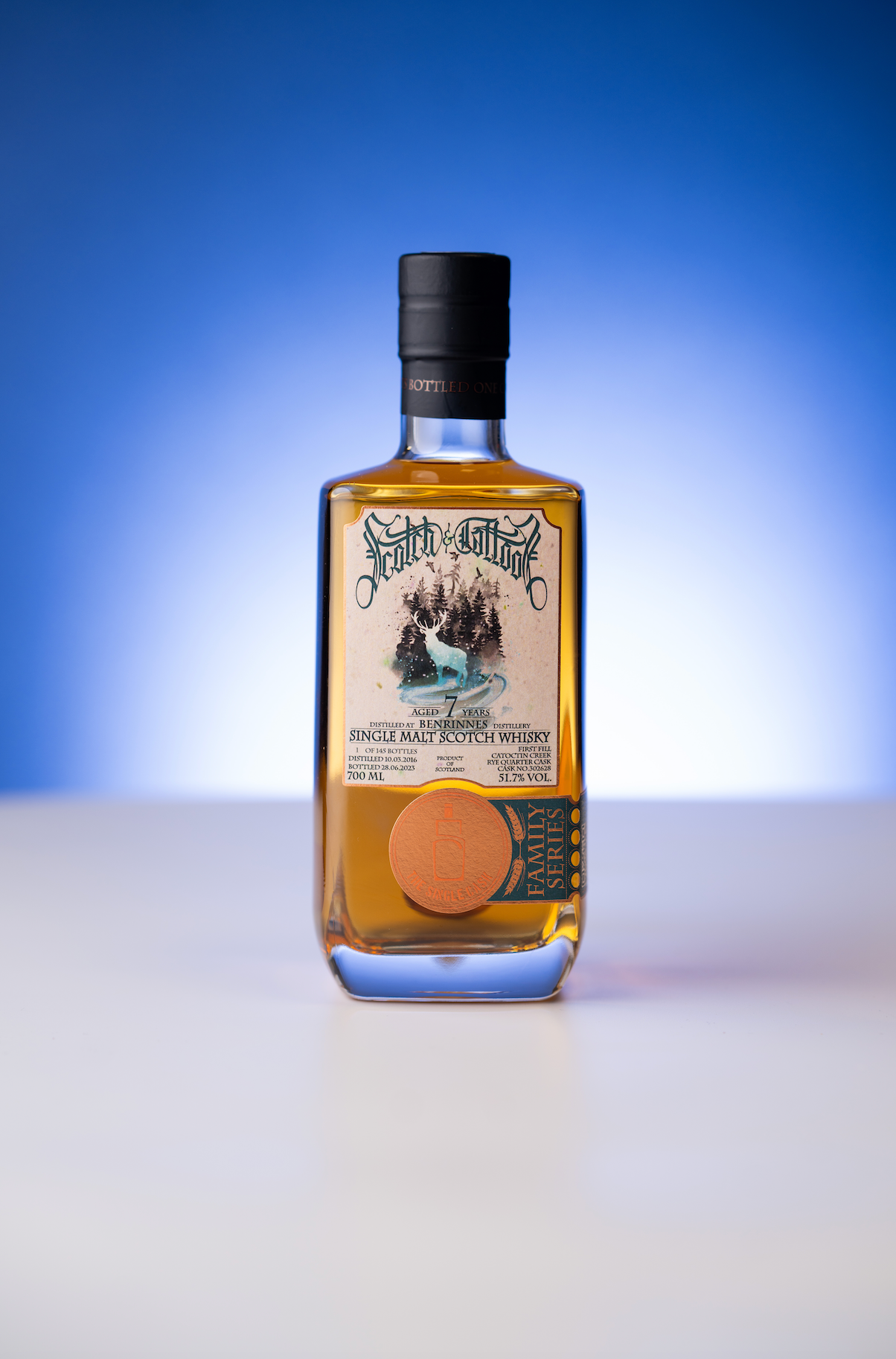 Benrinnes 7 years old whisky (cask 302628)