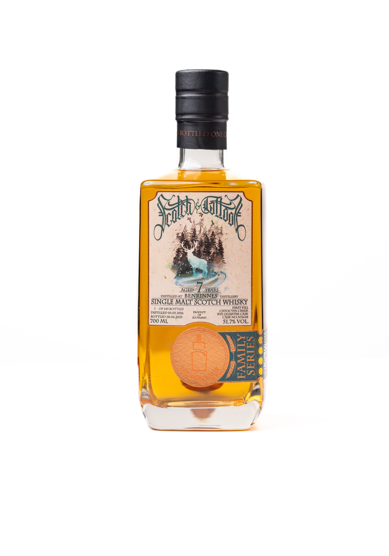 Benrinnes 7 years old whisky (cask 302628)