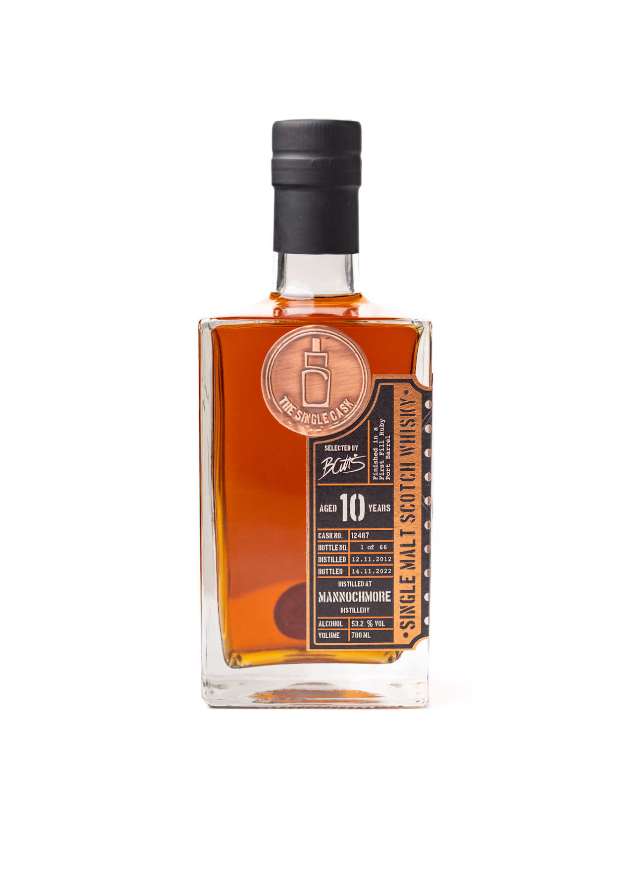 Mannochmore 10 years old whisky (cask 12487)