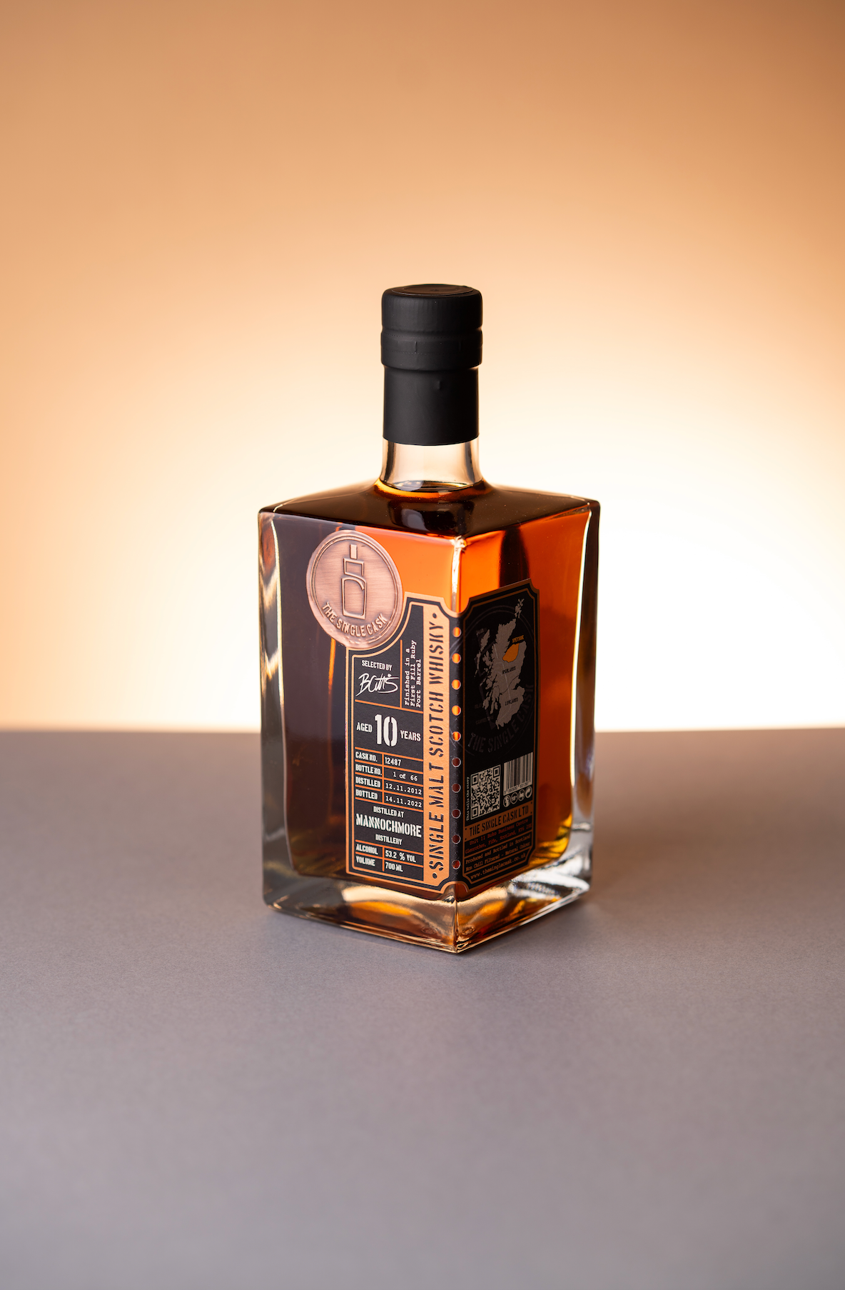 Mannochmore 10 years old whisky (cask 12487)