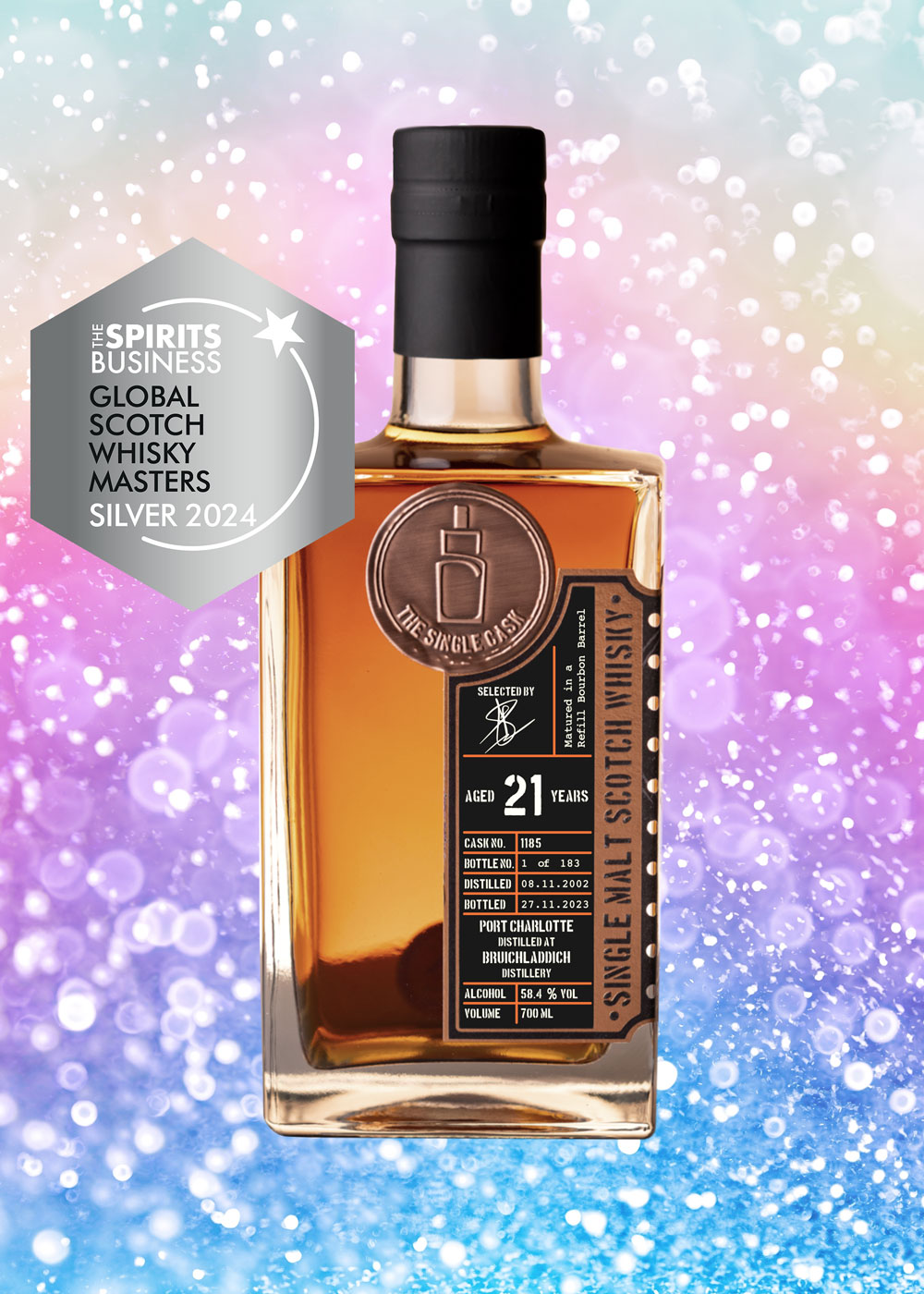 Port Charlotte 21 Years Old Islay Whisky (cask 1185)