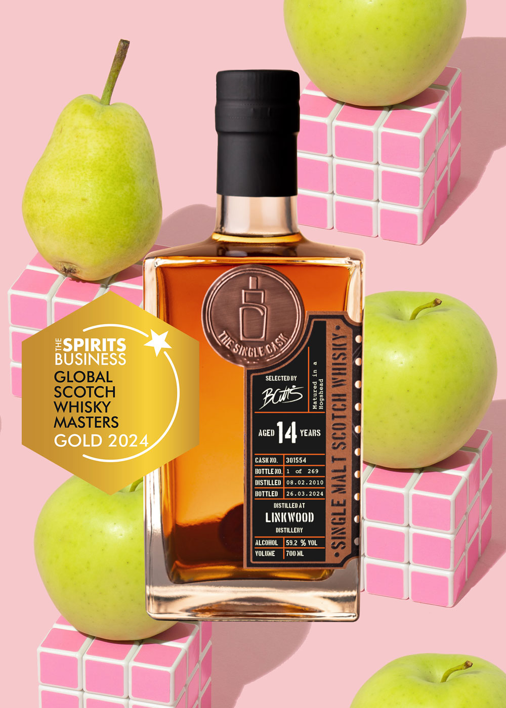 Linkwood 14 years Old Speyside Whisky (cask 301554)
