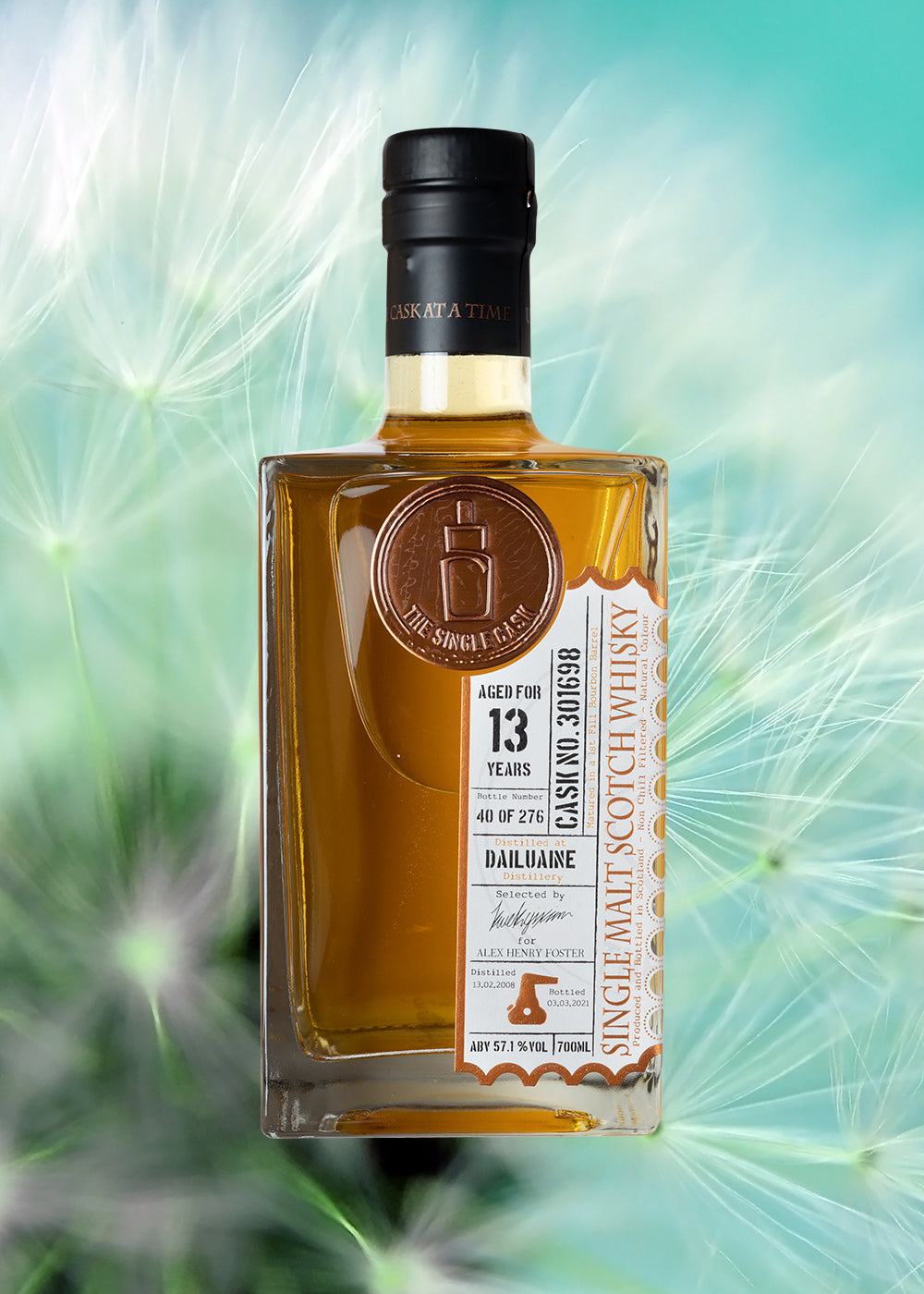 Dailuaine 13 years old whisky Alex Henry Foster edition (cask 301698)