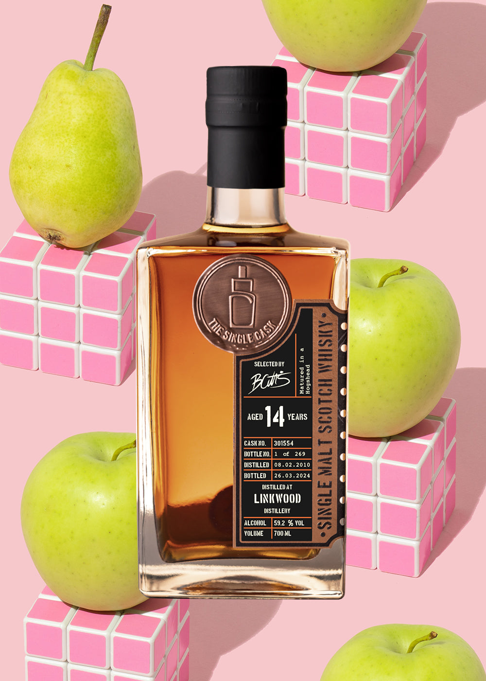 Linkwood 14 years Old Speyside Whisky (cask 301554)