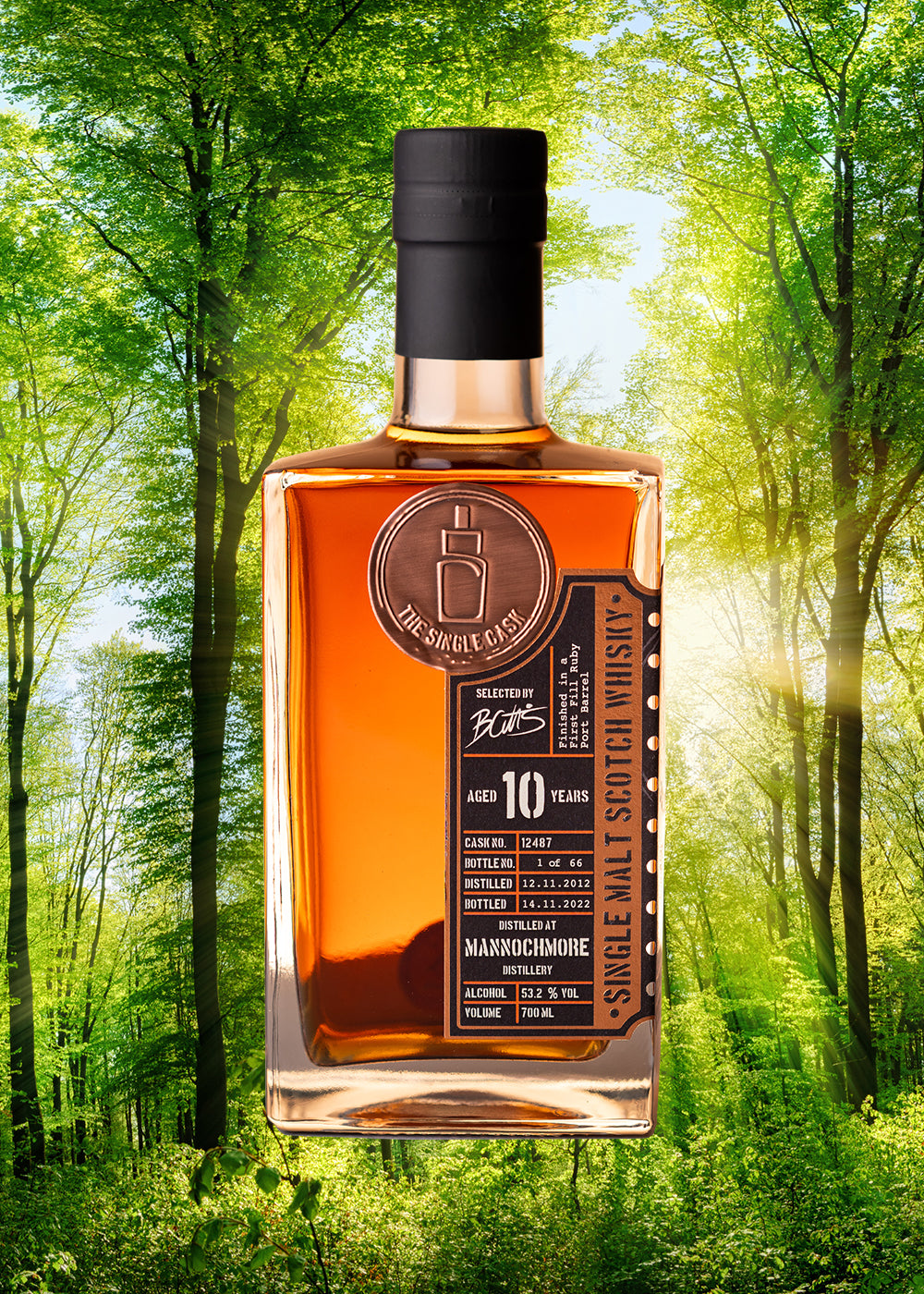 Mannochmore 10 years old whisky (cask 12487)