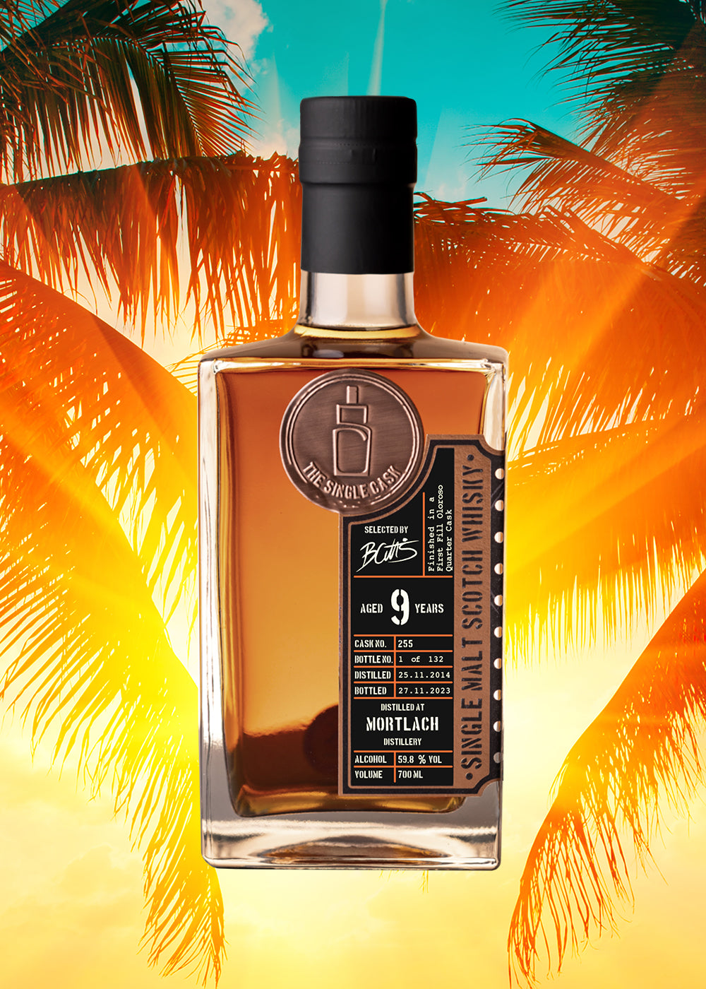 Mortlach 9 Year Old Speyside Whisky (cask 255)