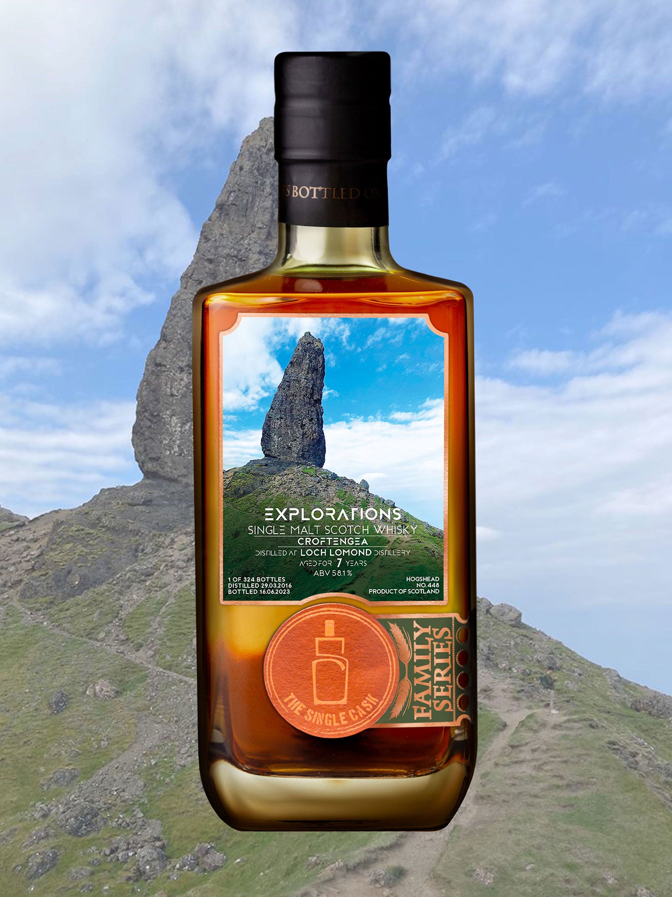 Croftengea 7 year old whisky (cask 448)
