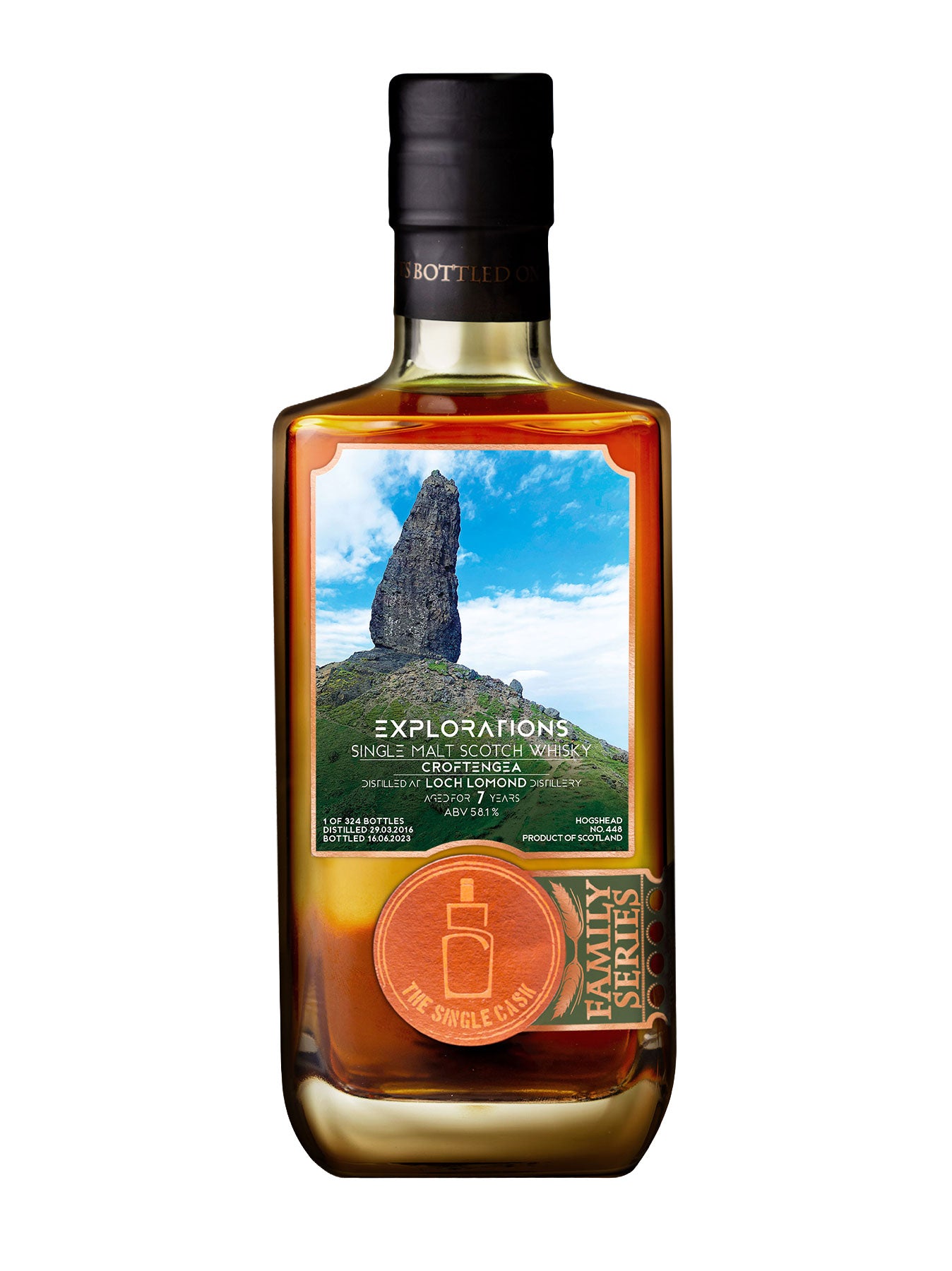 Croftengea 7 year old whisky (cask 448)