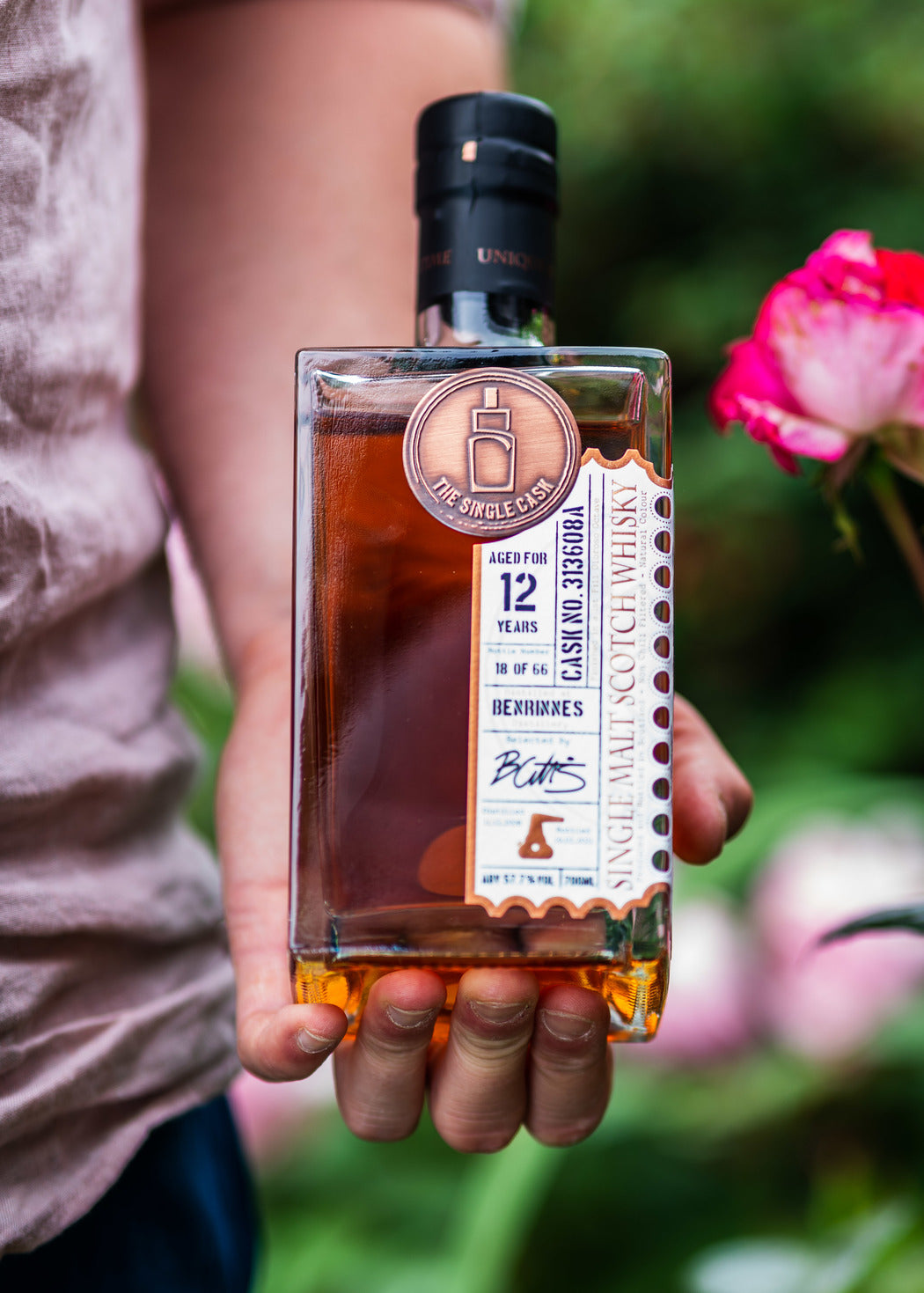 12 years old Benrinnes scotch whisky bottled by The Single Cask