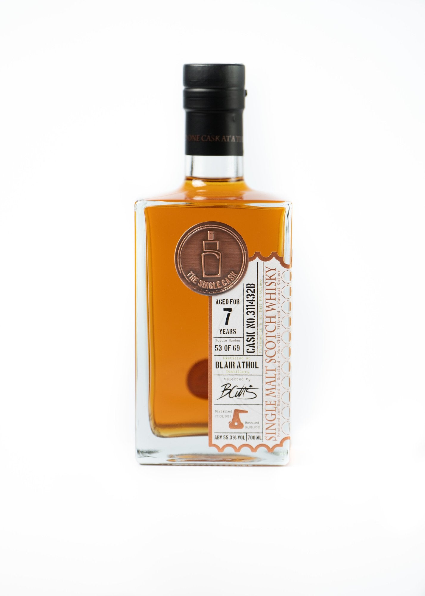 Blair Athol 7 years old scotch whisky by The Single Cask