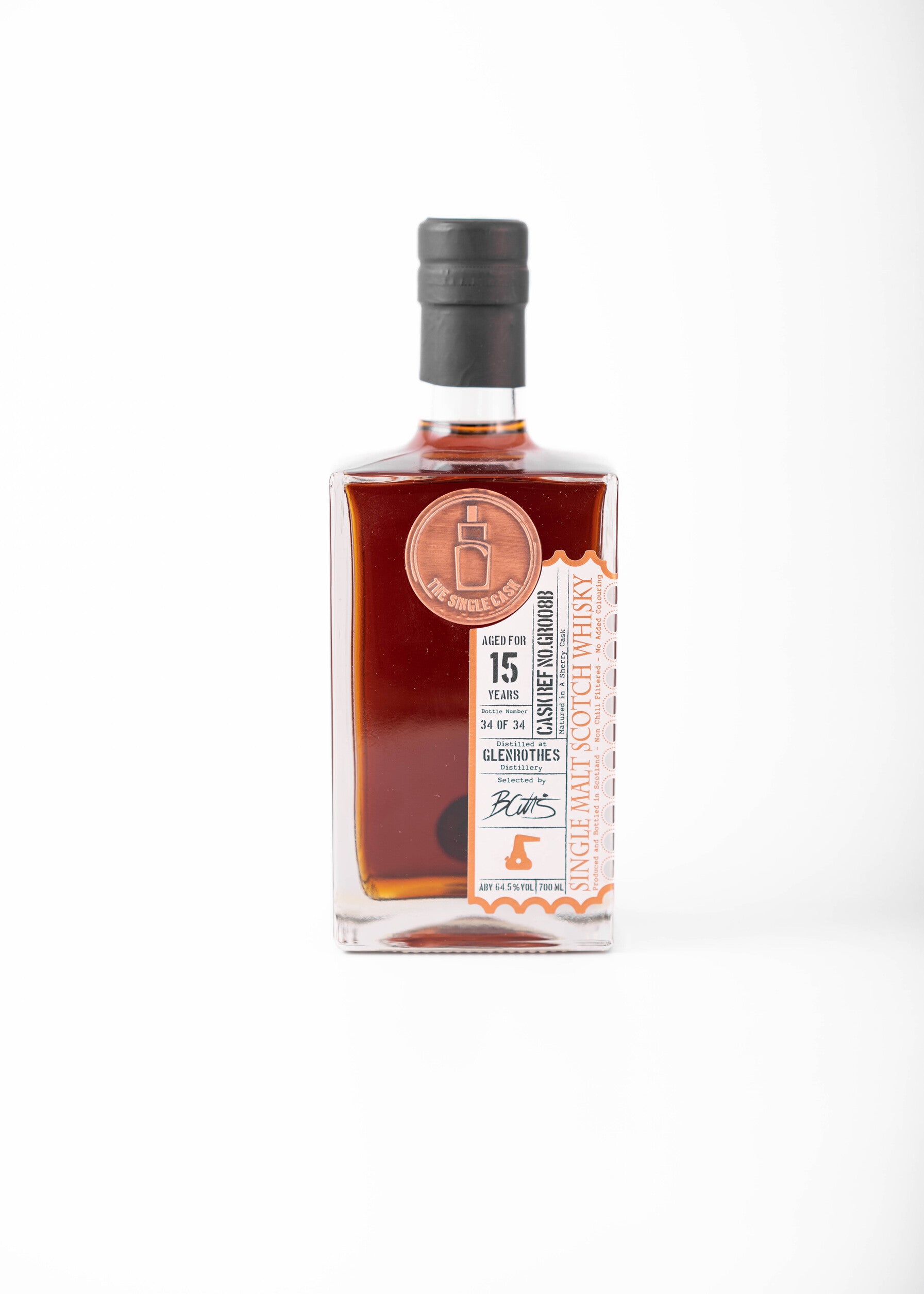 Glenrothes 15 years old premium single cask scotch whisky