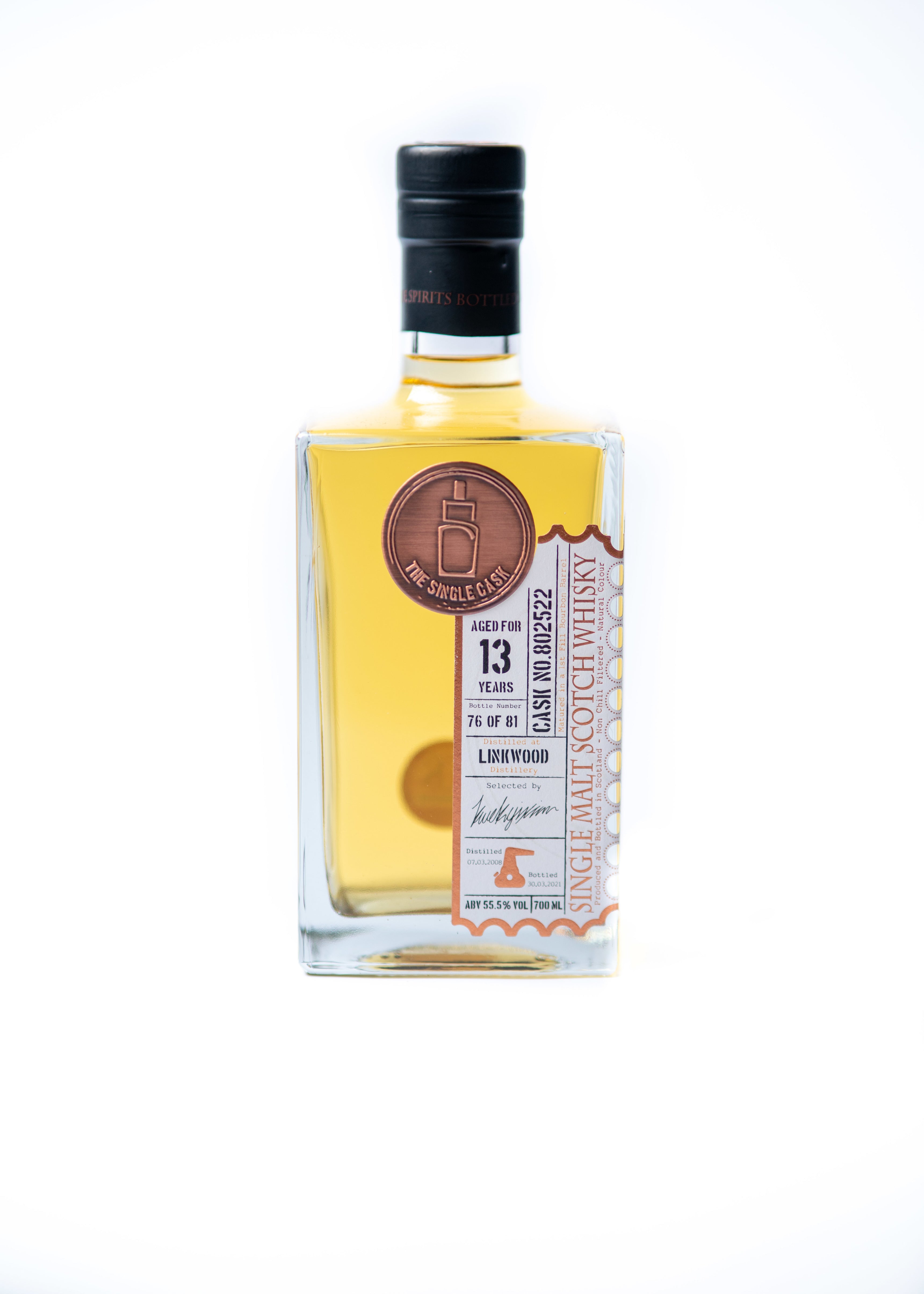 The Single Cask Linkwood 13 years old scotch whisky