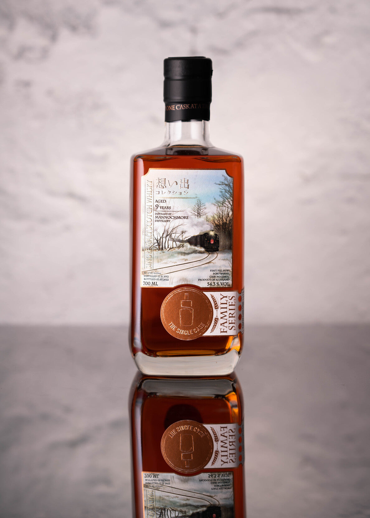 Mannochmore single cask scotch whisky