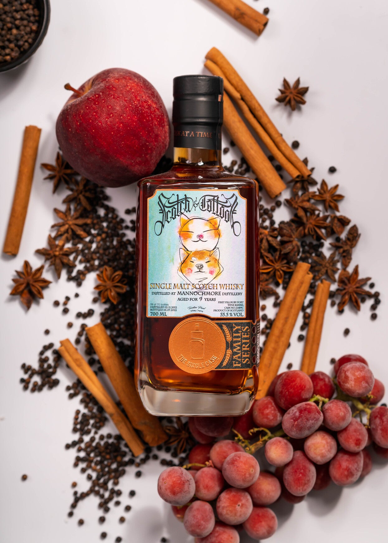 Mannochmore single cask scotch whisky