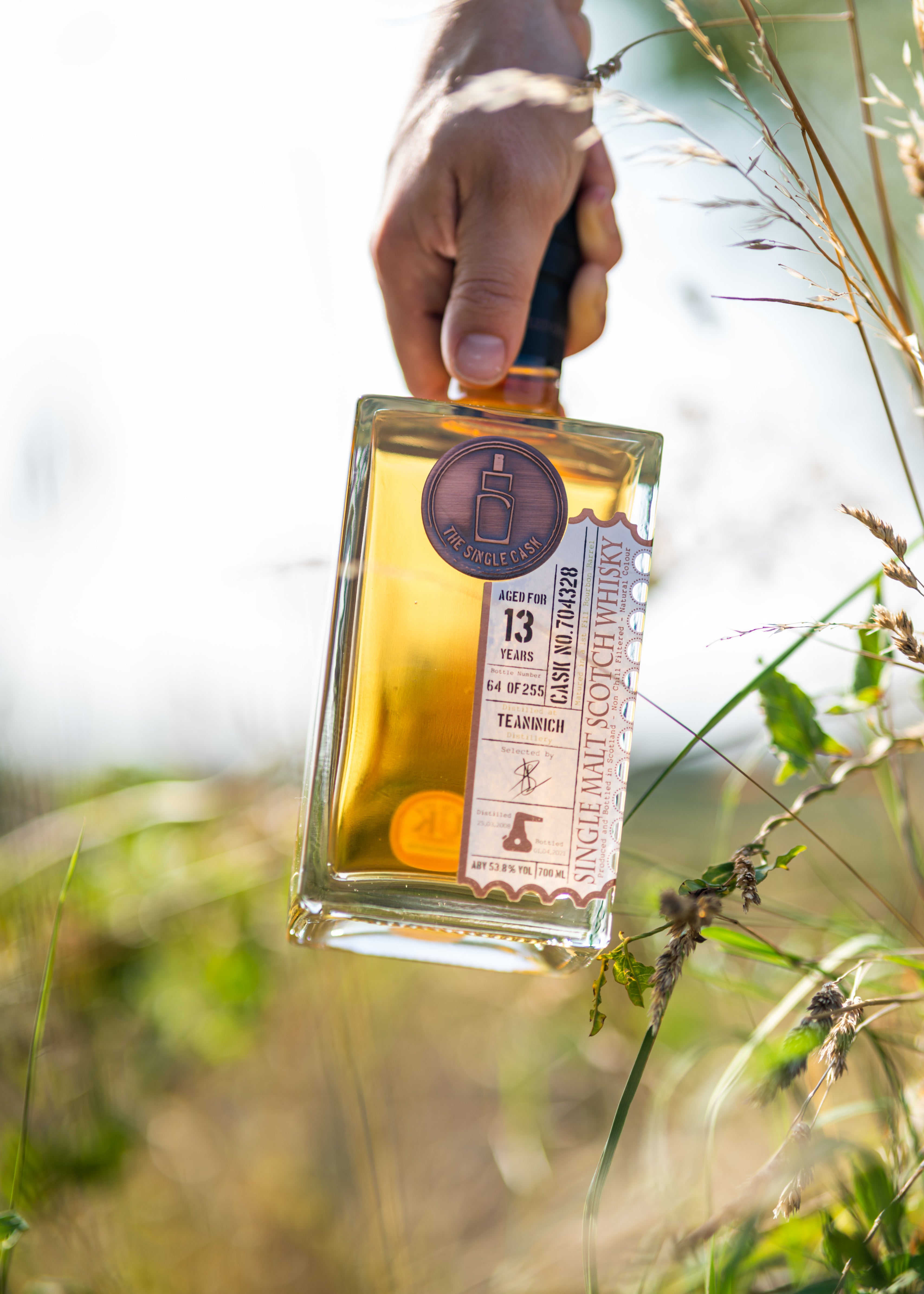 The Single Cask Teaninich scotch whisky 13 year old
