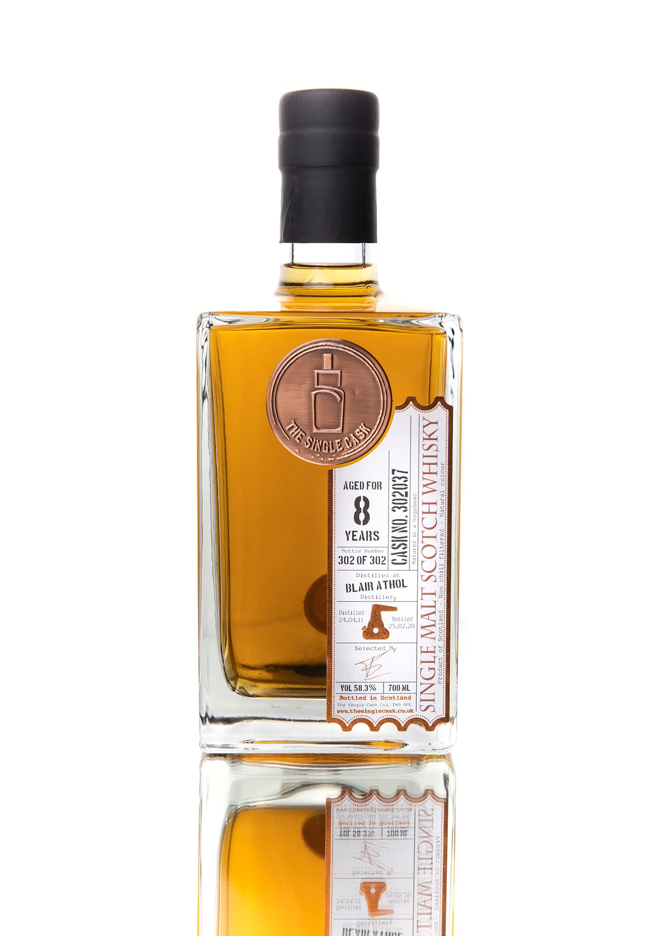 The Single Cask Blair Athol 8 Year Single Malt Scotch Whisky