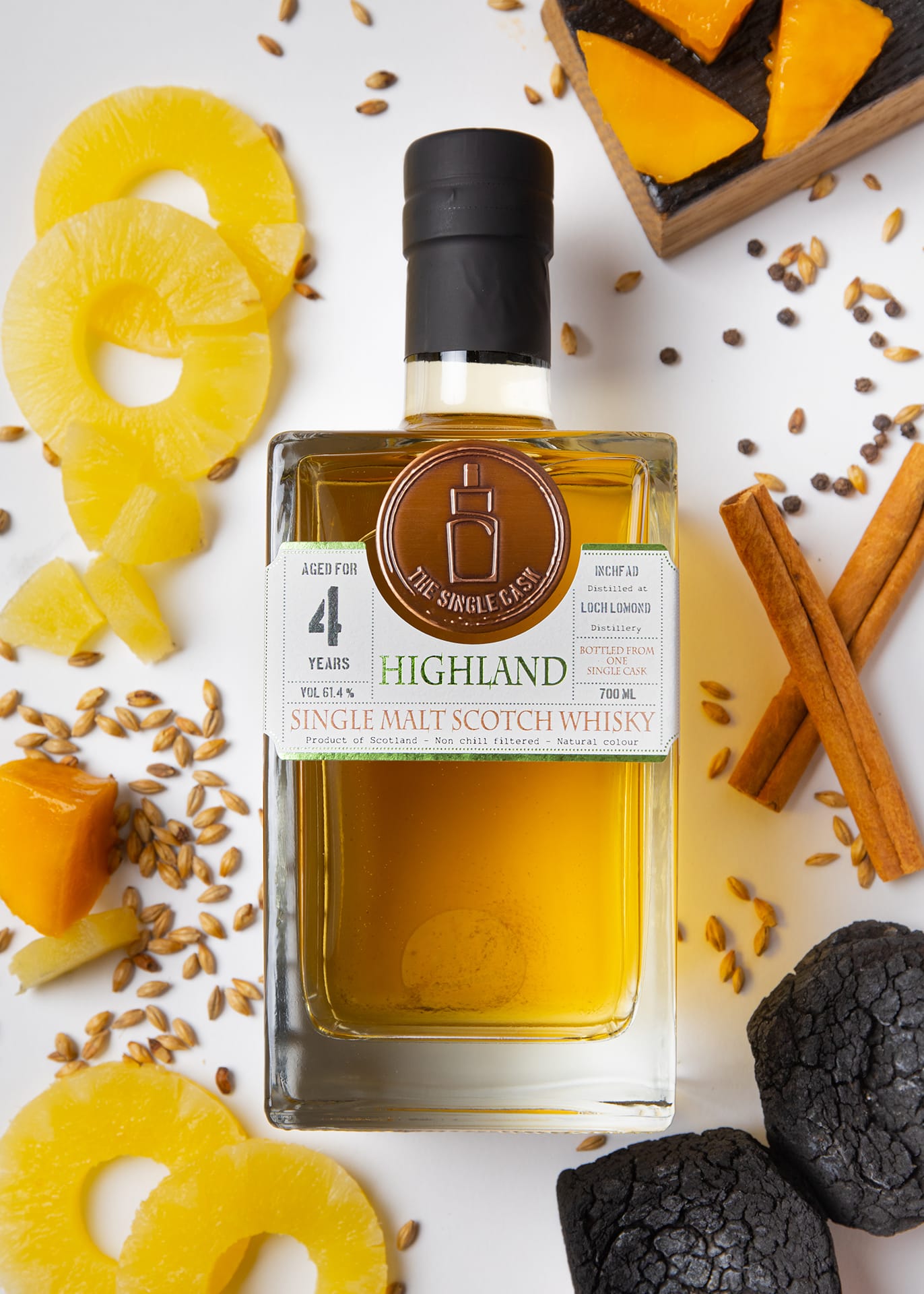 The Single Cask Inchfad 4 Year Single Malt Scotch Whisky