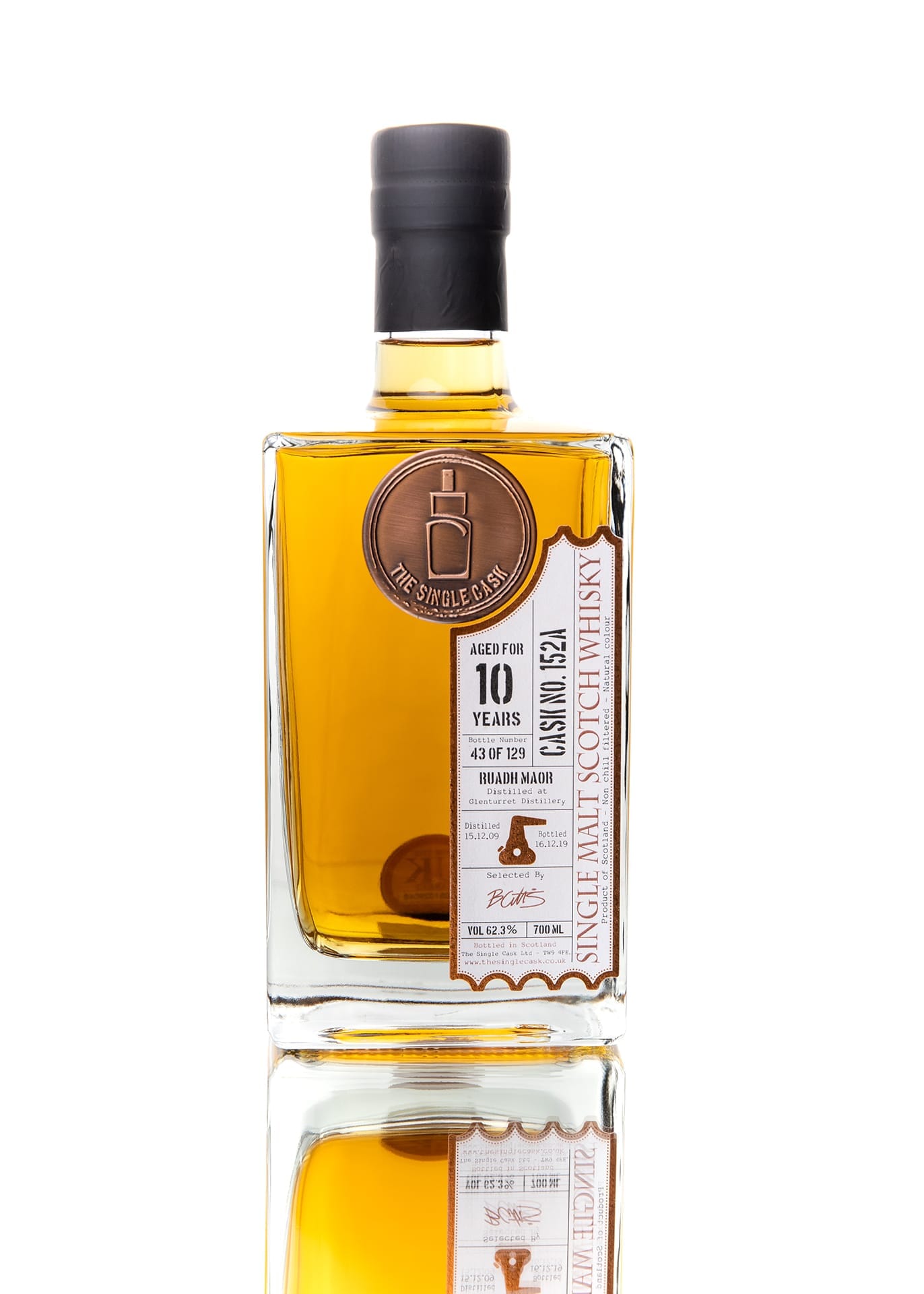 The Single Cask Ruadh Maor 10 Year Single Malt Scotch Whisky