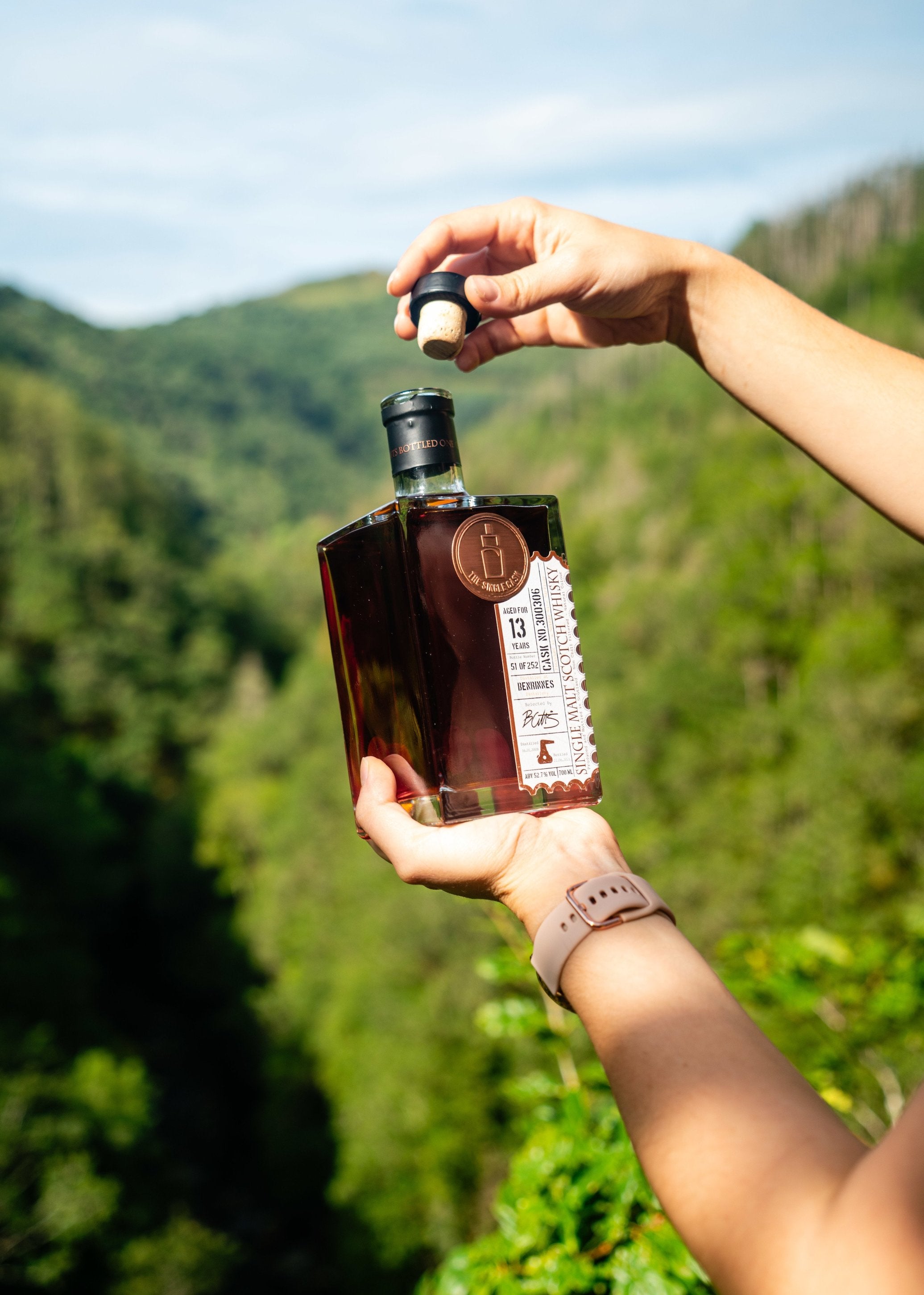 The Single Cask Benrinnes 13 year old scotch whisky