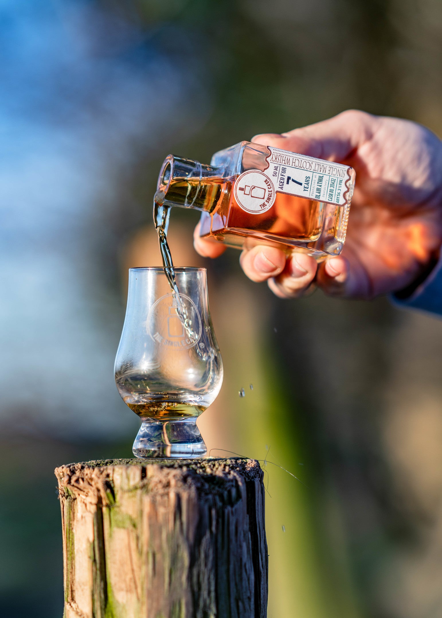 Cute mini whisky bottles The Single Cask