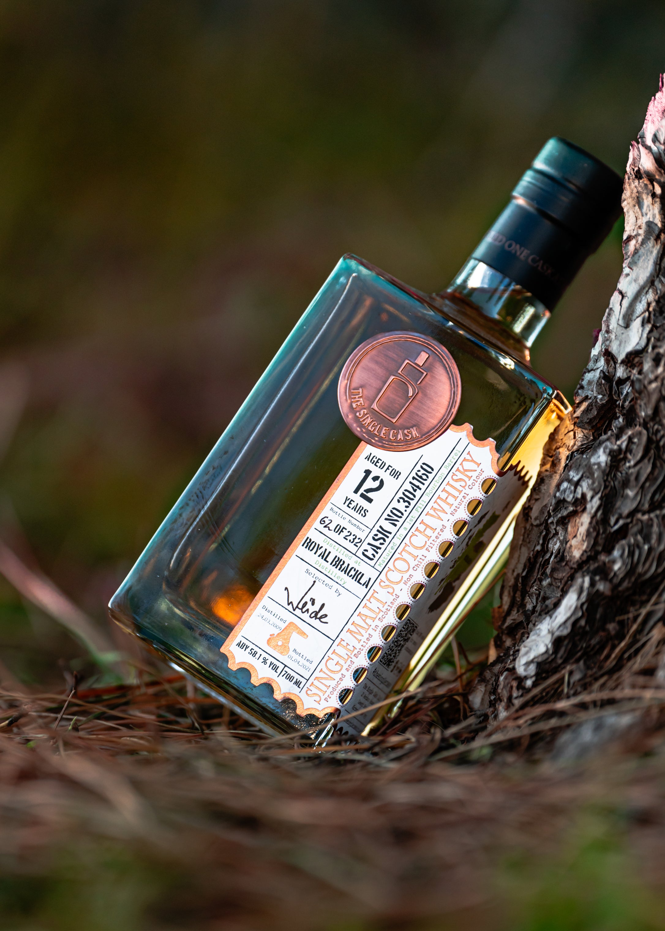 Royal Brackla 12 years old single malt scotch whisky bottled by The Single Cask from Royal Brackla Distillery