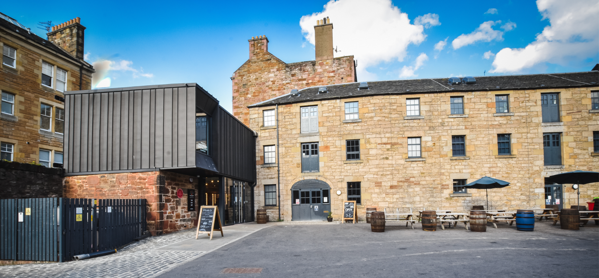 Holyrood Distillery courtyard, St Leonard's, Edinburgh