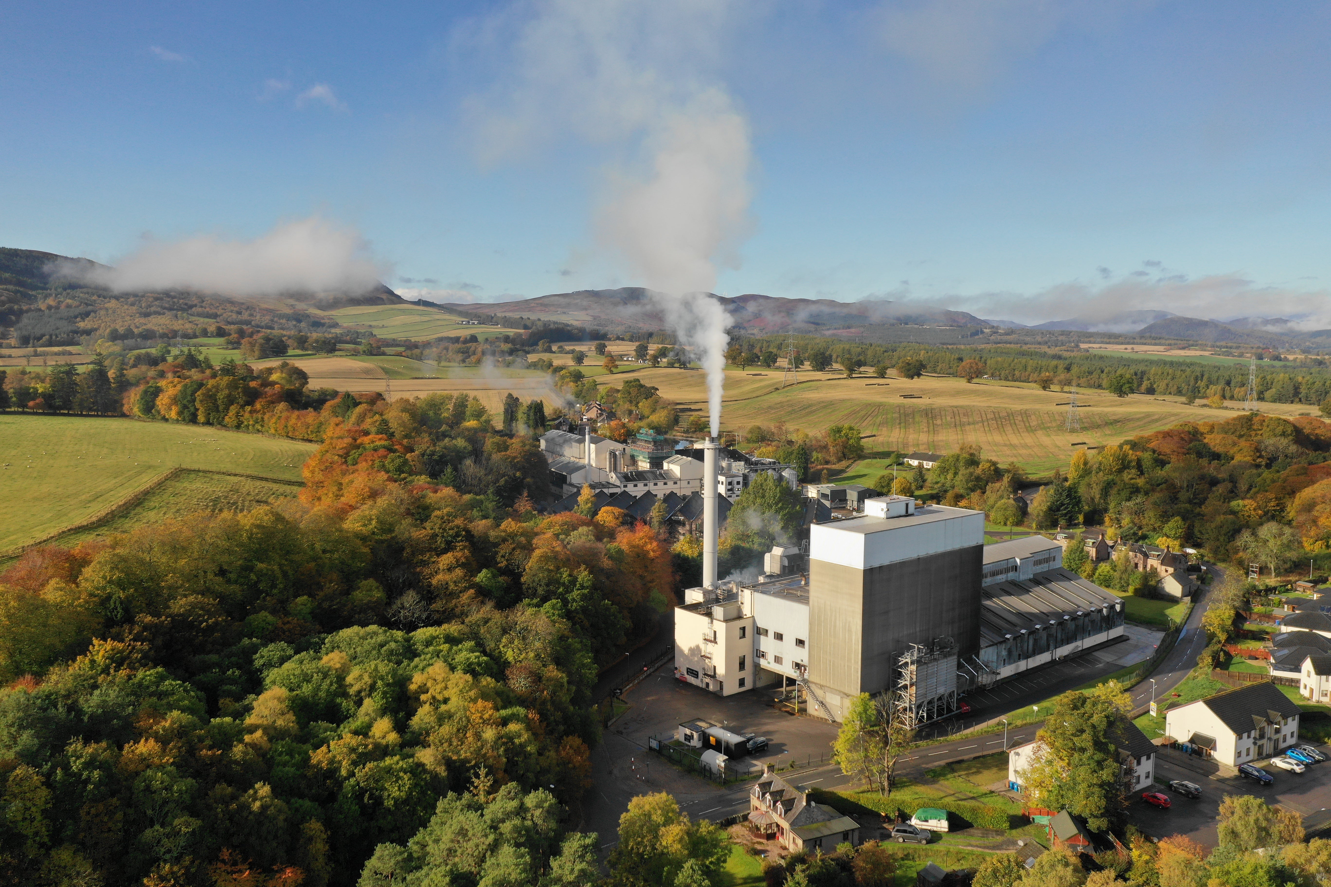 Glen Ord distillery from the air — Highland Scotland, by The Single Cask