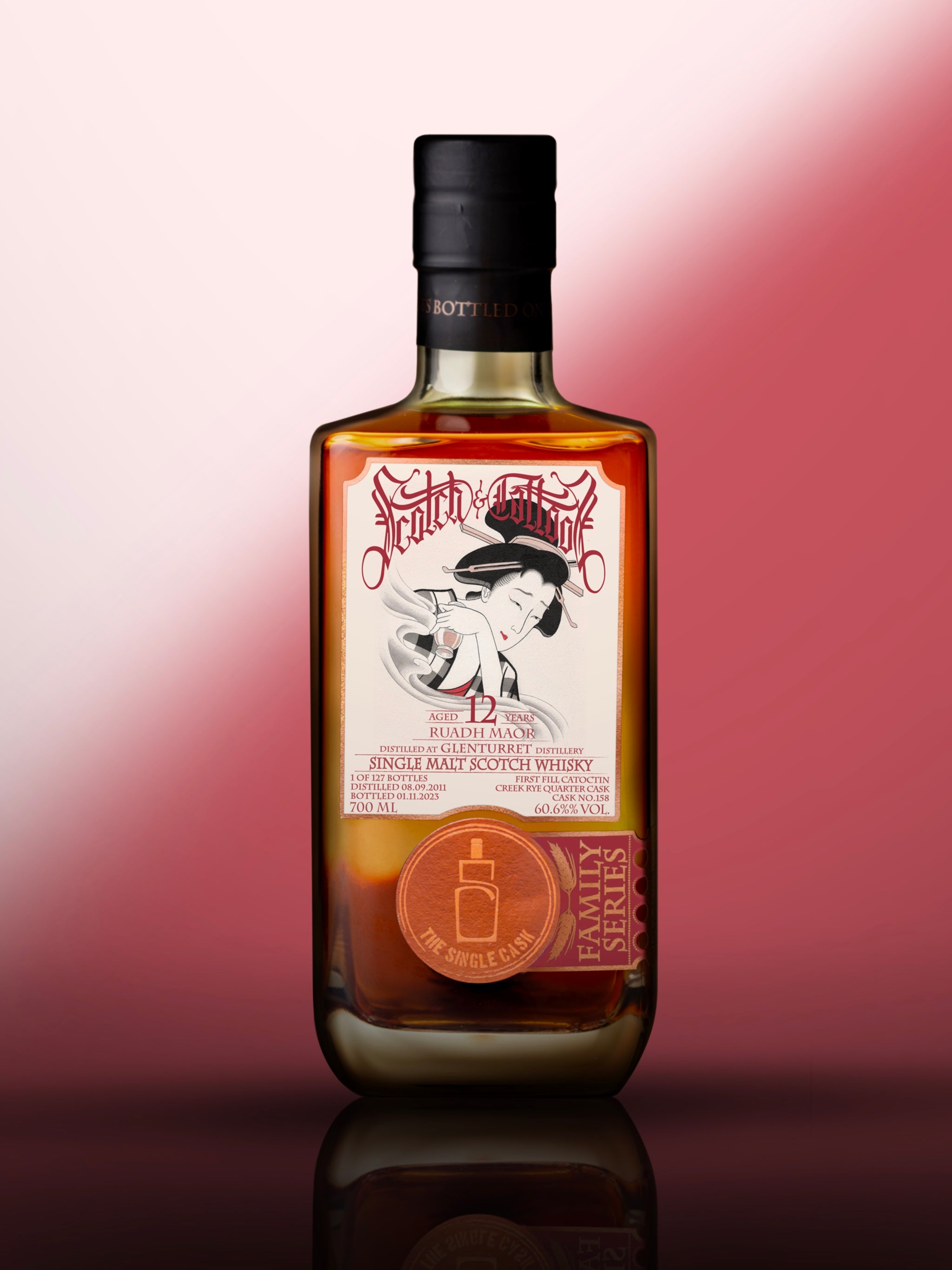Ruadh Maor 12 Years Old Highland Whisky – Distilled at Glenturret (cask 158)