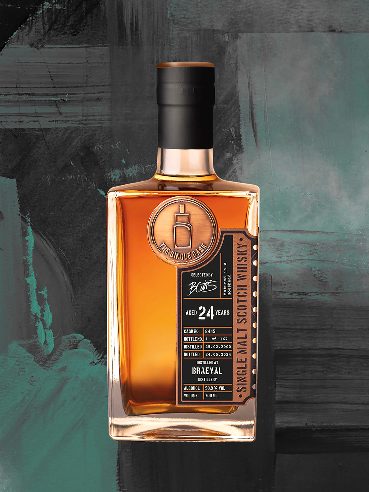 Bowmore 24 year old whisky (cask8445)