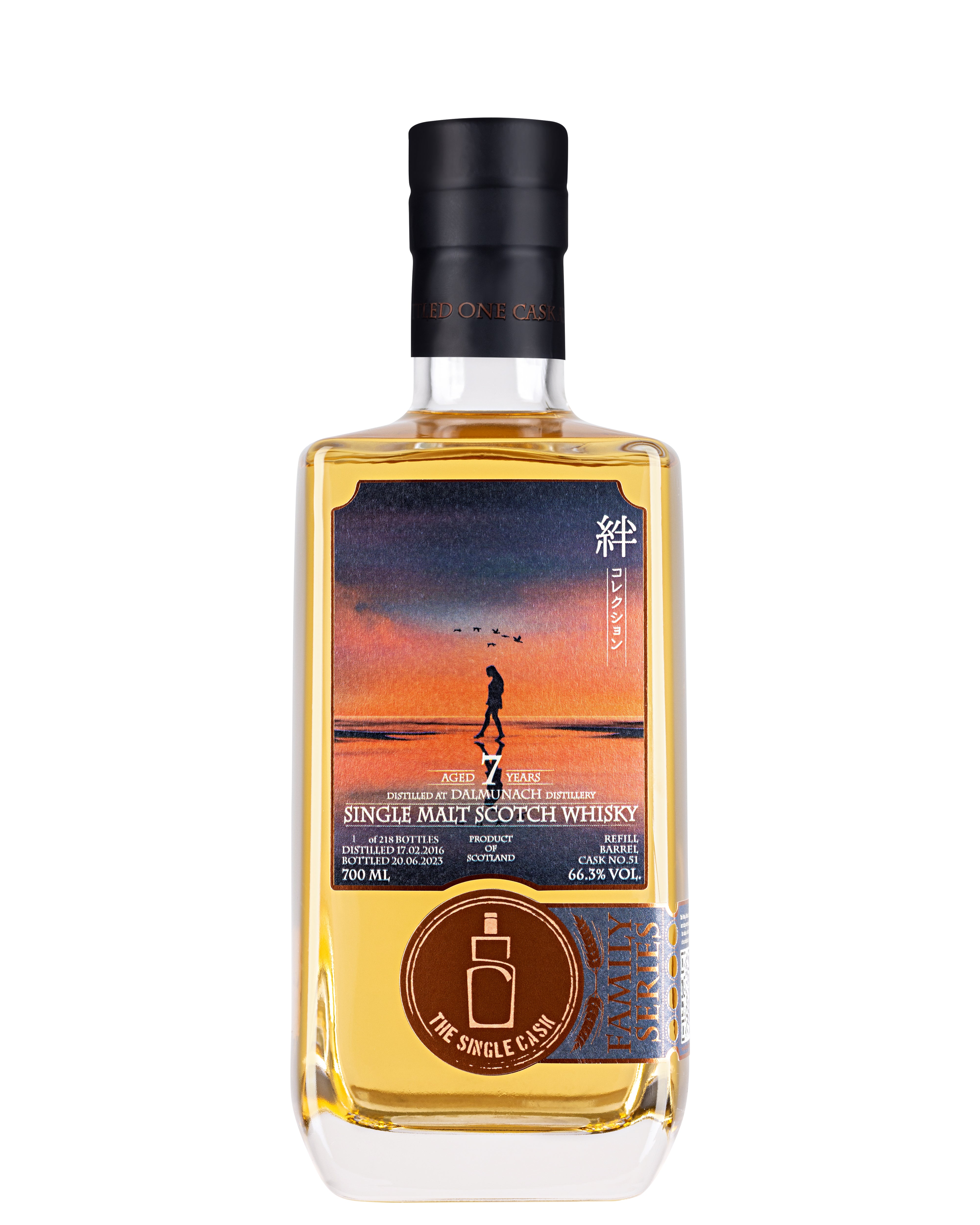 Dalmunach 7 years old whisky (cask 51)