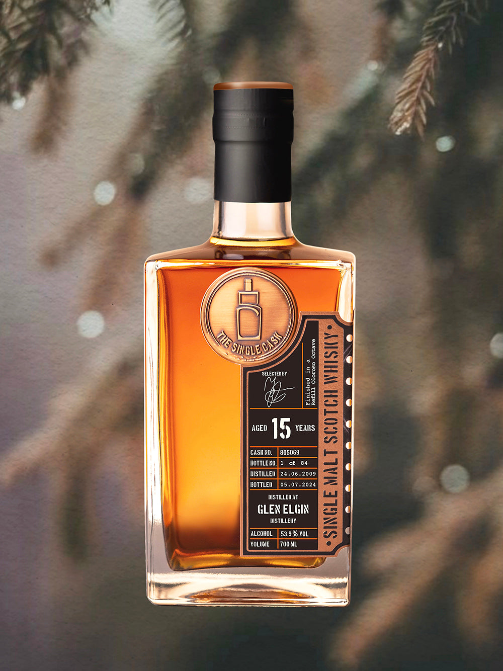 Glen Elgin 15 year old whisky (cask 805069)