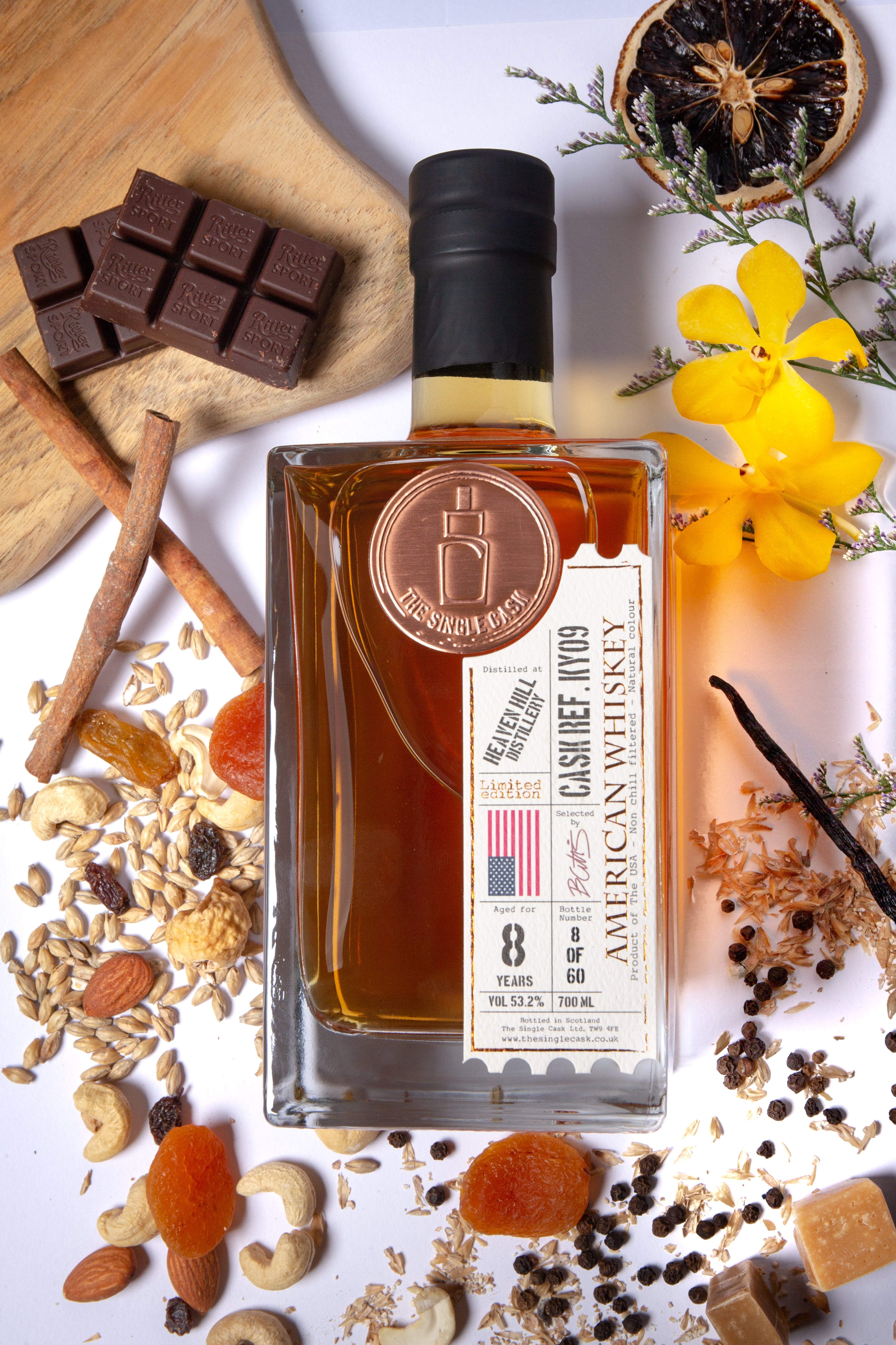 Heaven Hill Corn Whiskey 8 years old (cask KY09)