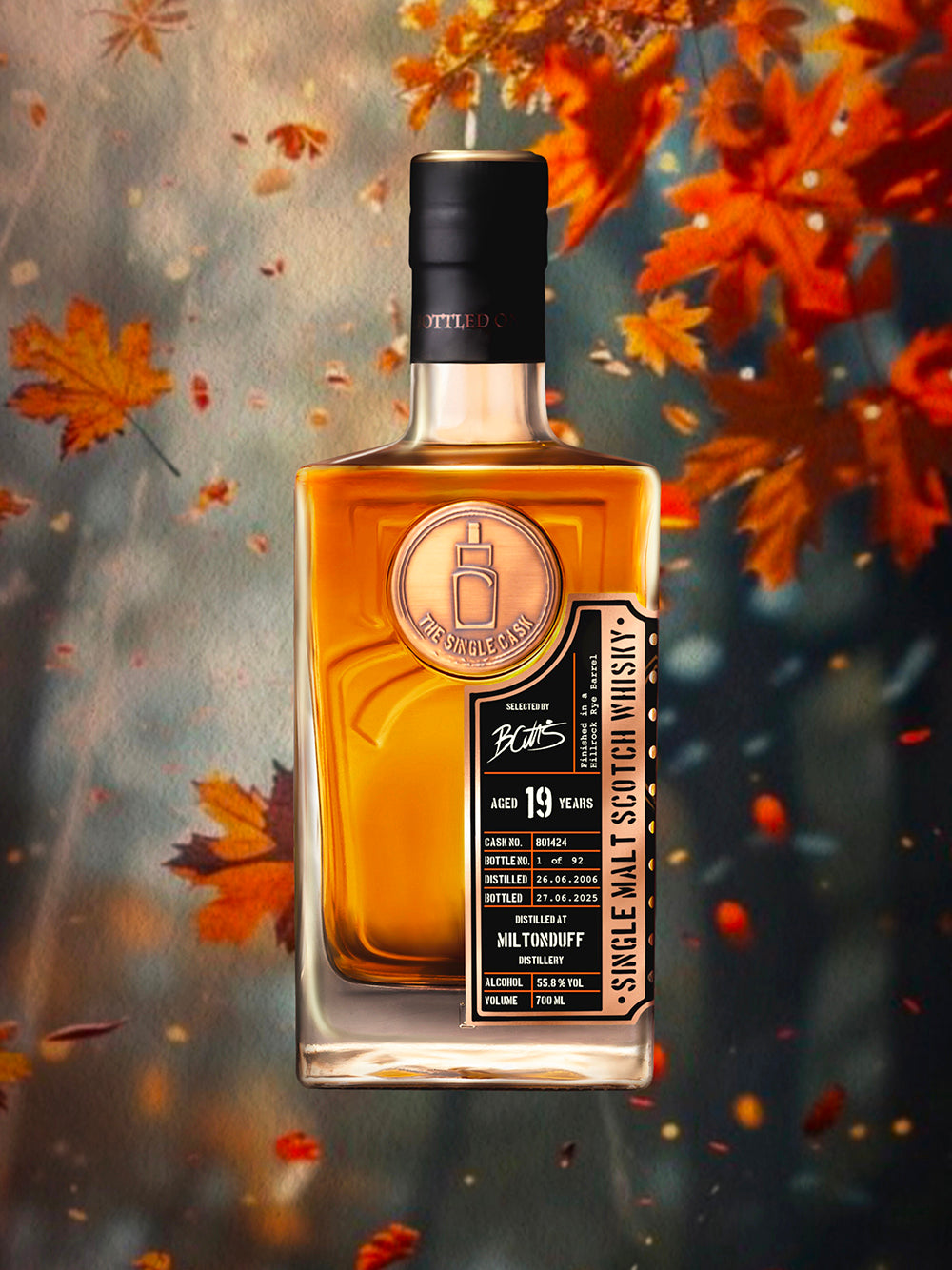 Miltonduff 19 year old whisky (cask 801424)