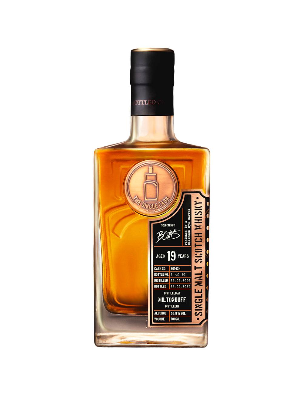 Miltonduff 19 year old whisky (cask 801424)
