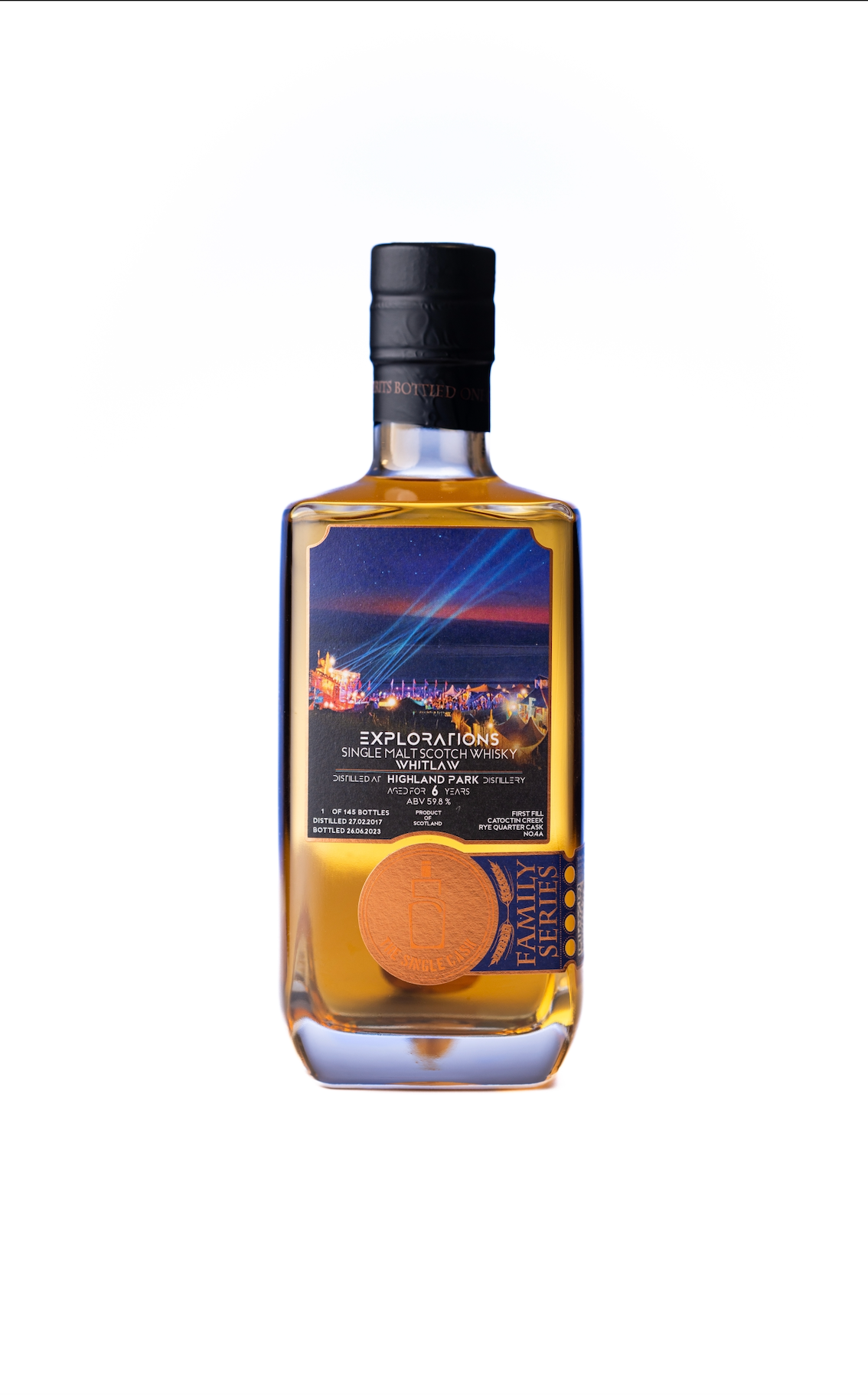 Whitlaw (Distilled at Highland Park Distillery) 6 years old whisky (cask 0000004A)