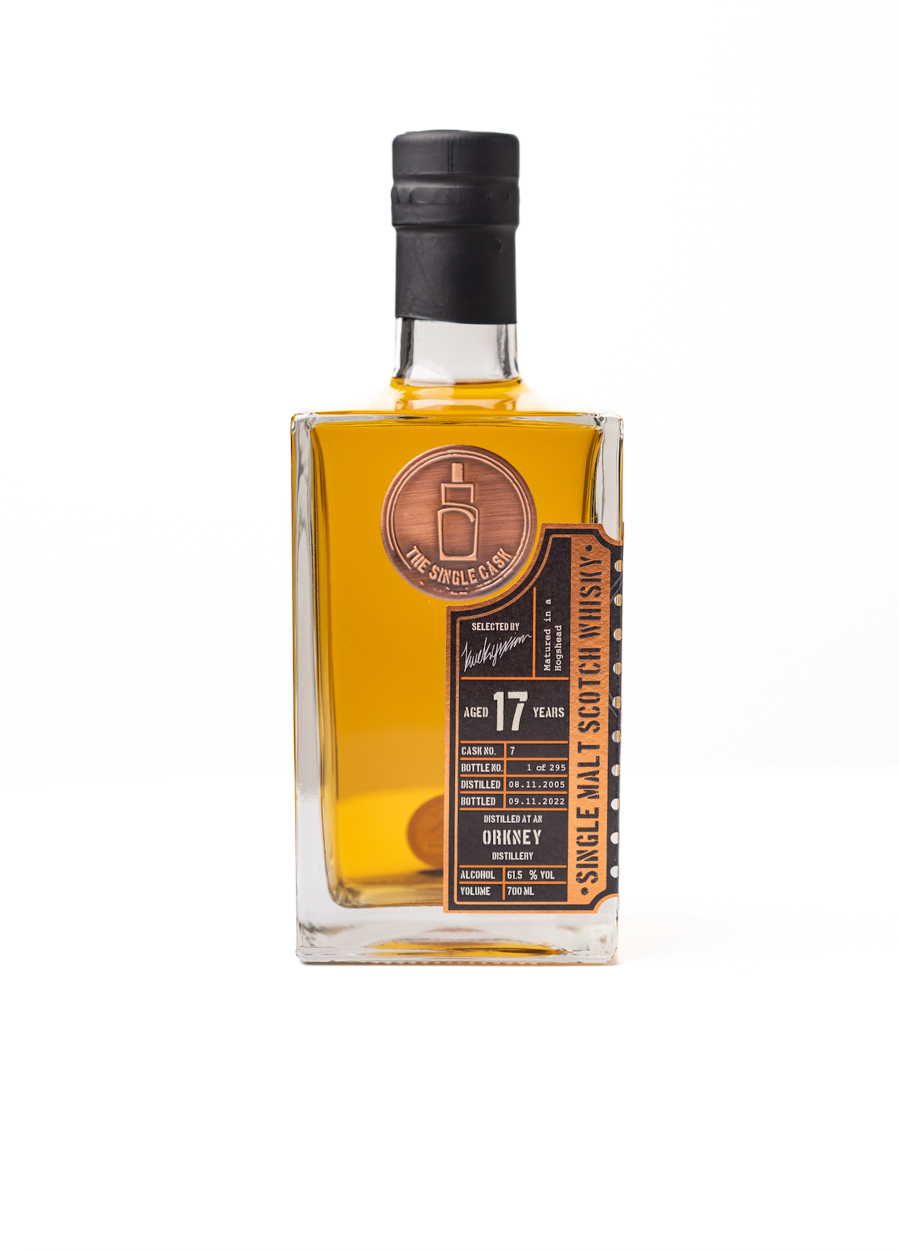 Single Orkney 17 Years Old Island Whisky (cask 7)