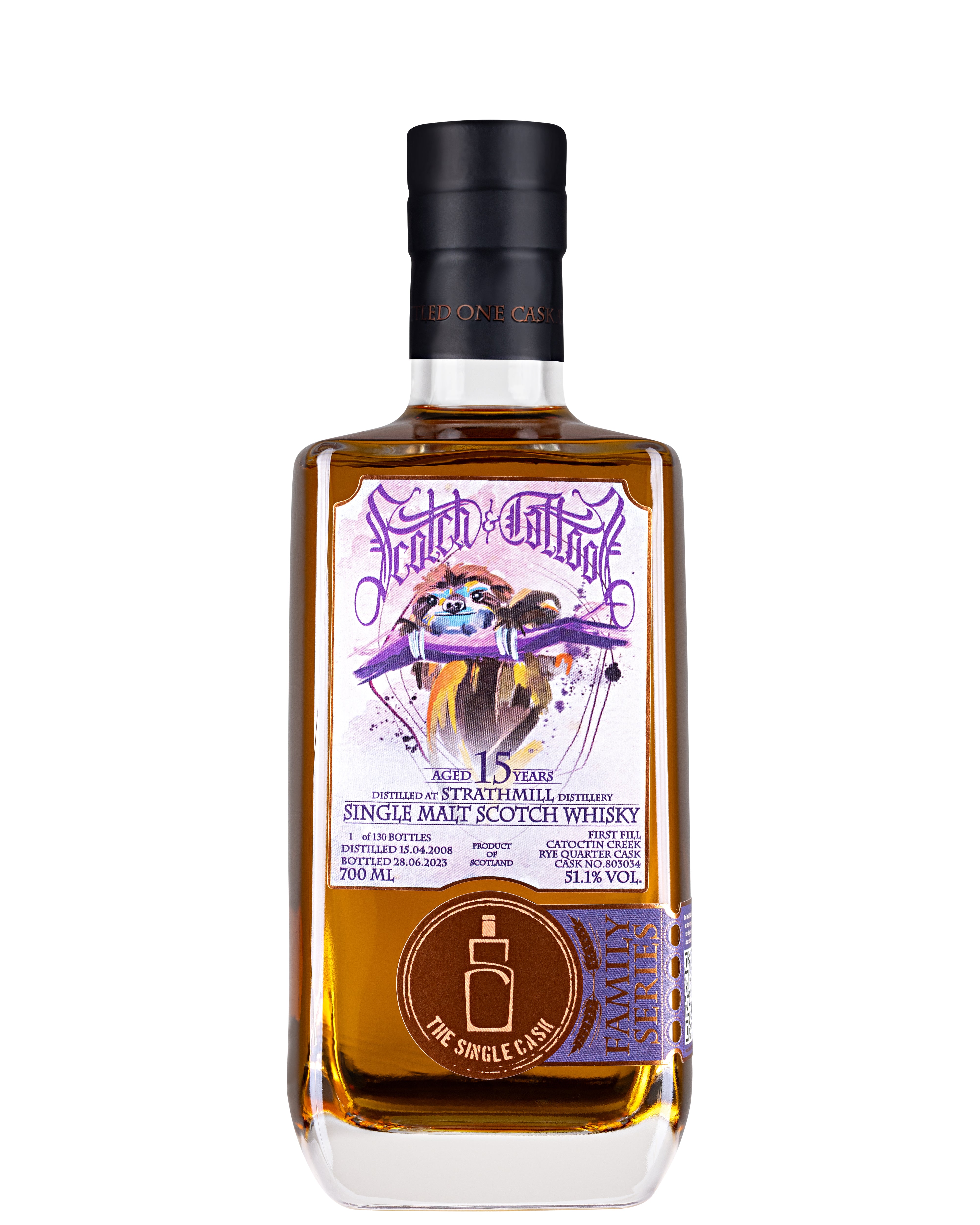Strathmill 15 years old whisky (cask 803034)