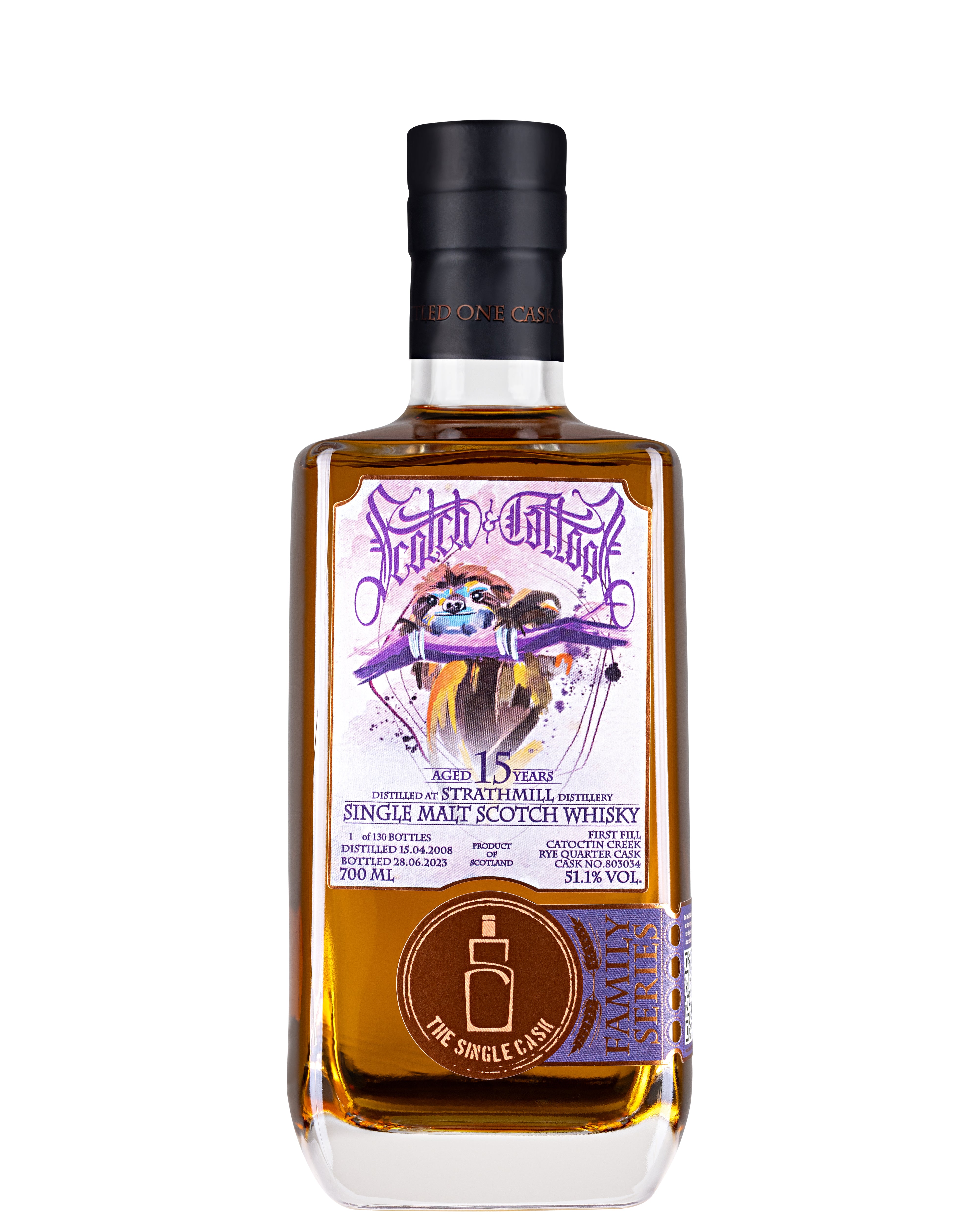 Strathmill 15 years old whisky (cask 803034)