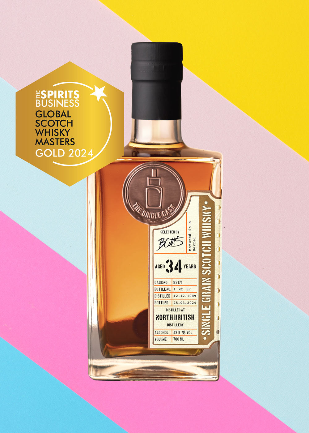 North British 34 years Old Lowland Whisky (cask 89171)