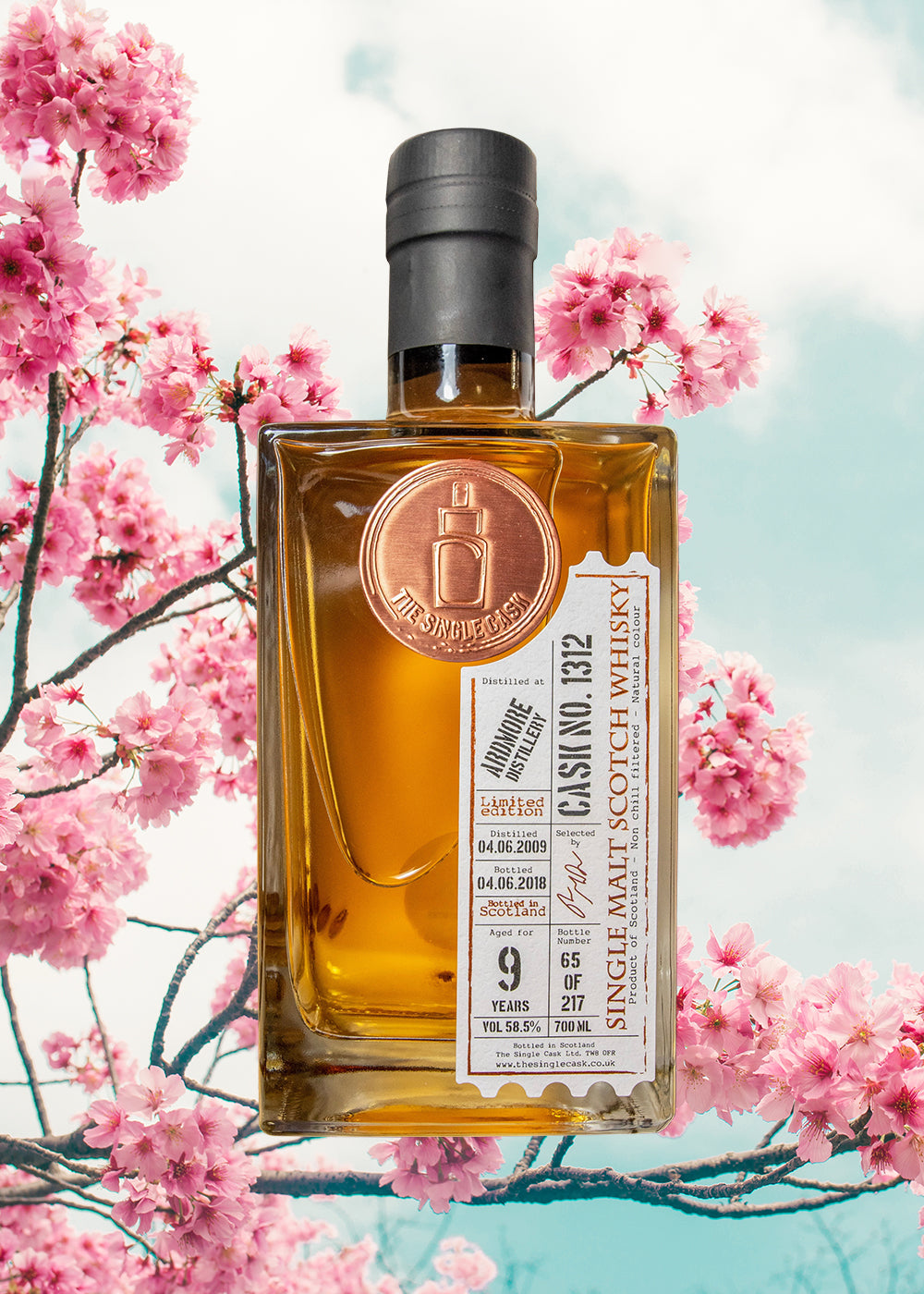Ardmore 9 Year Old Highland Whisky (cask 1312)