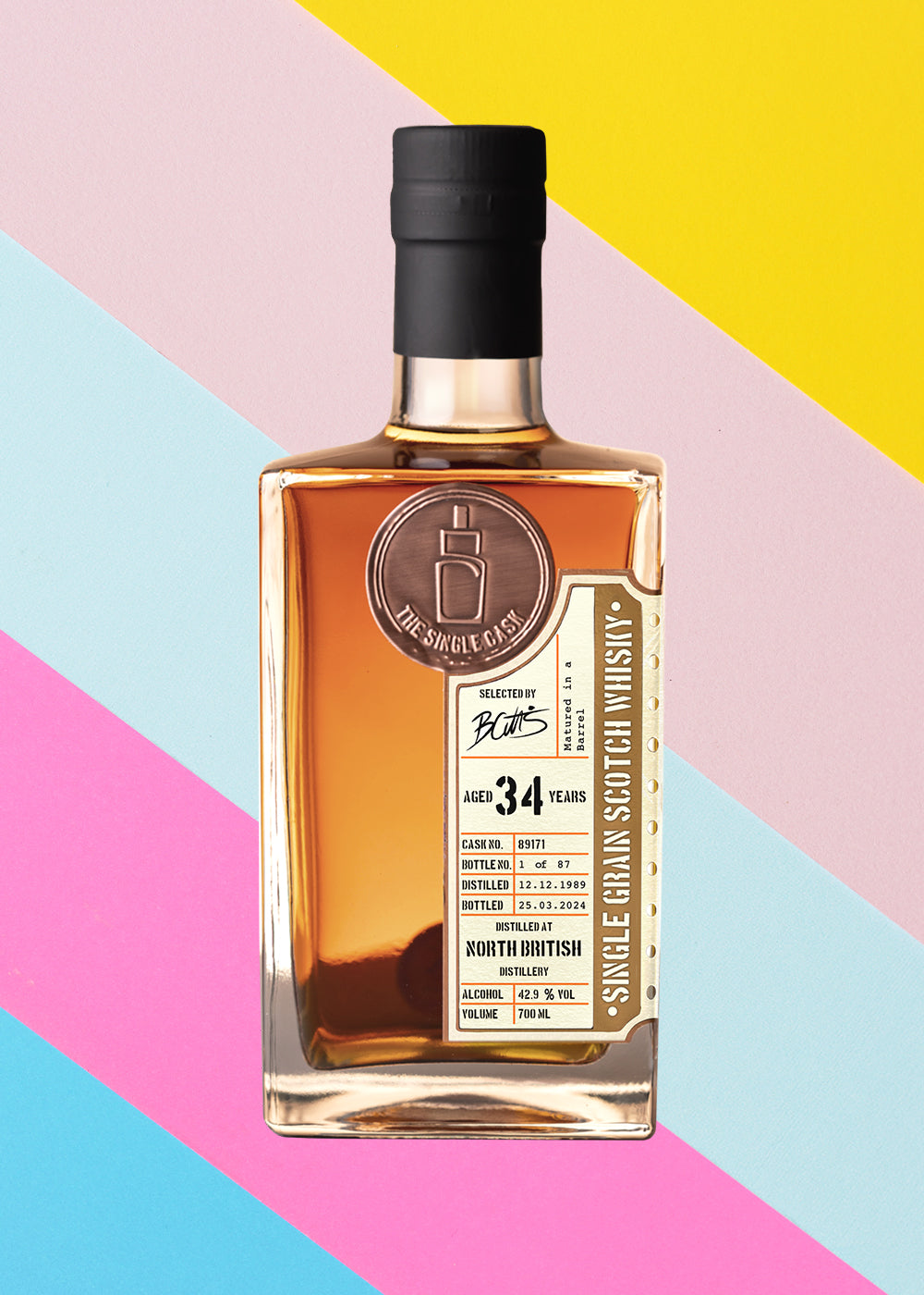 North British 34 years Old Lowland Whisky (cask 89171)